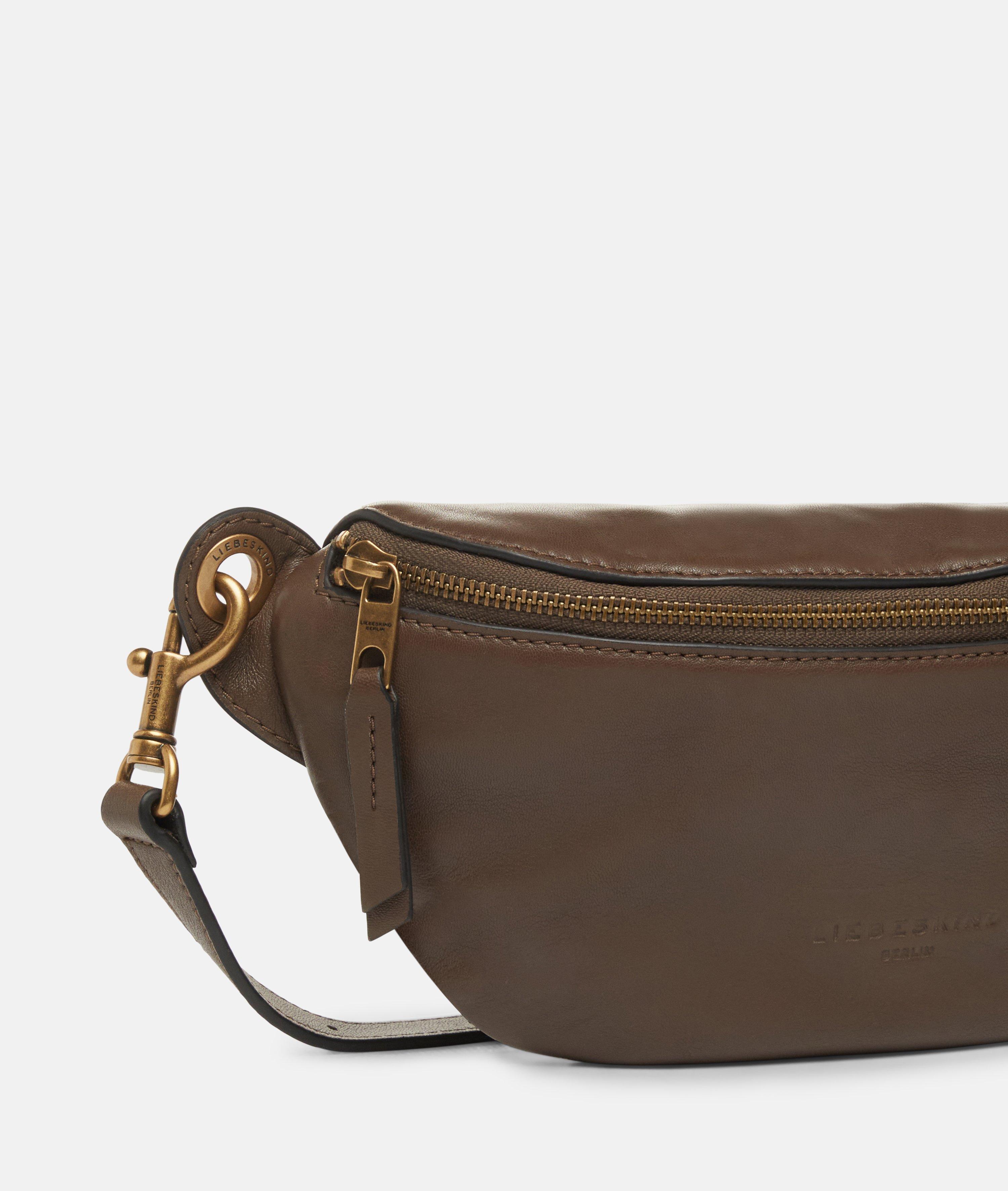 Belt-Bag in brown & blue