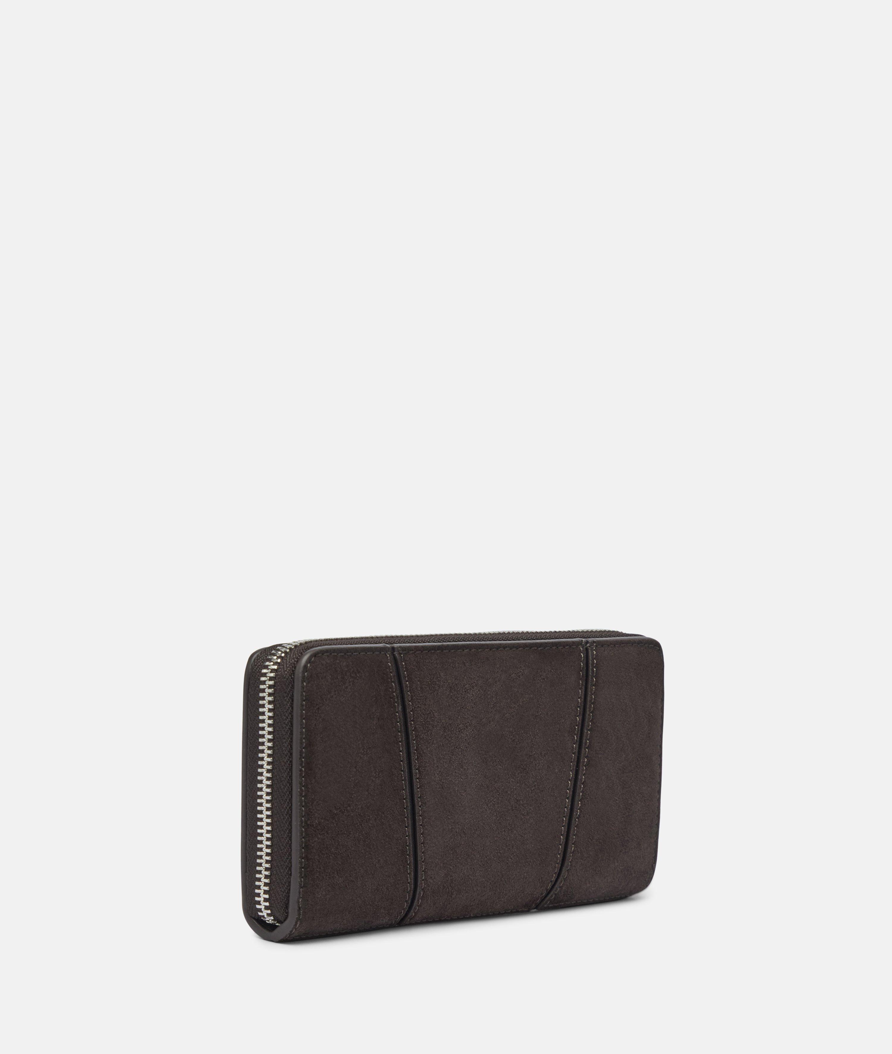 Gigi Geldbörse L in braun, beige & blau