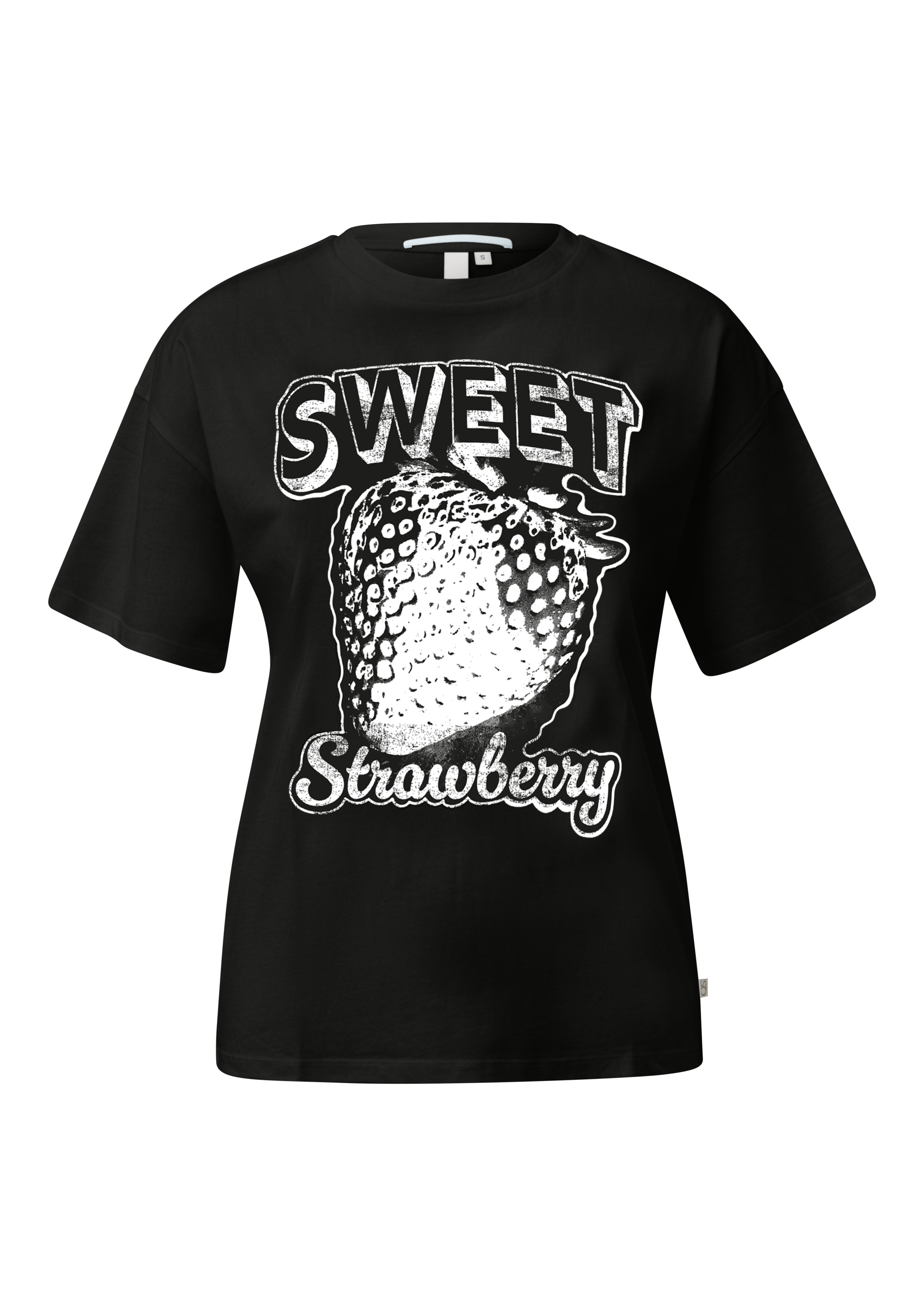 Qs T-Shirt Mit Frontprint