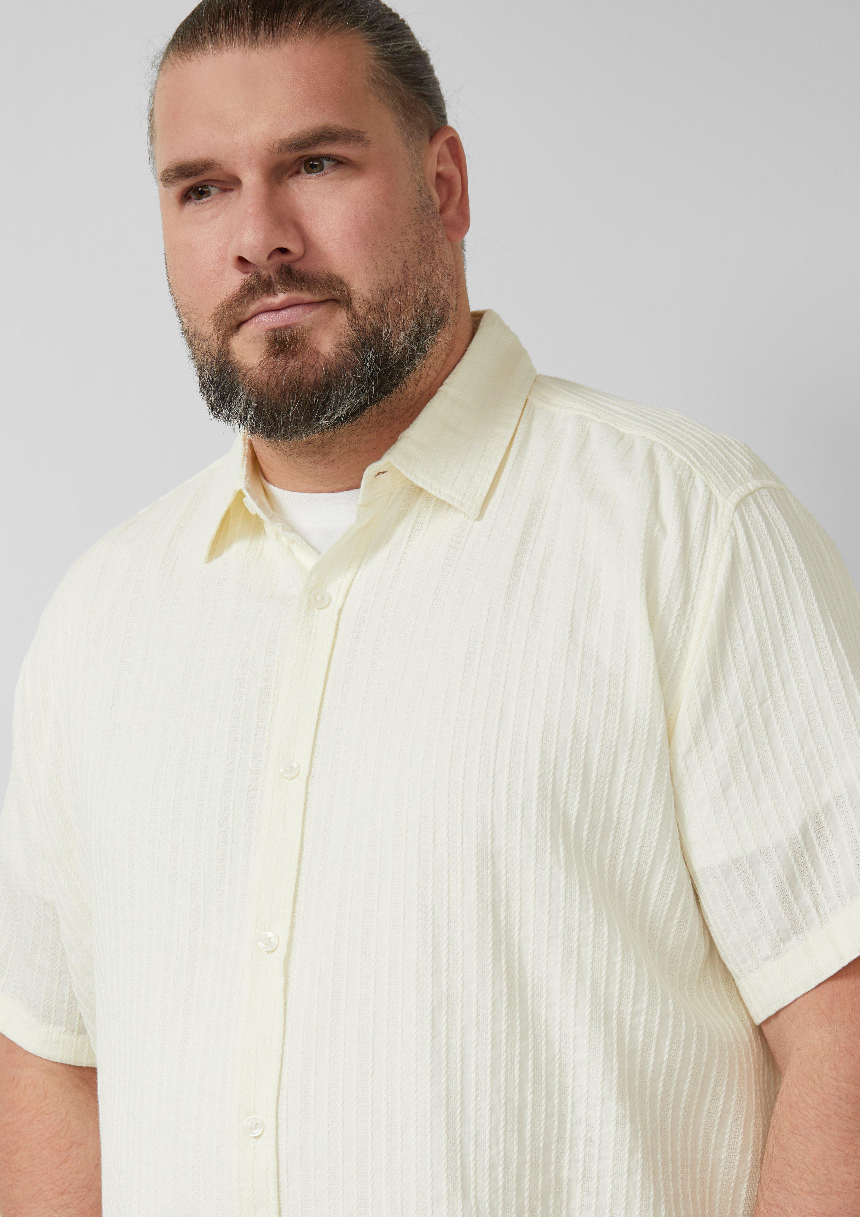 Regular Fit: Kurzarmhemd aus Baumwolle