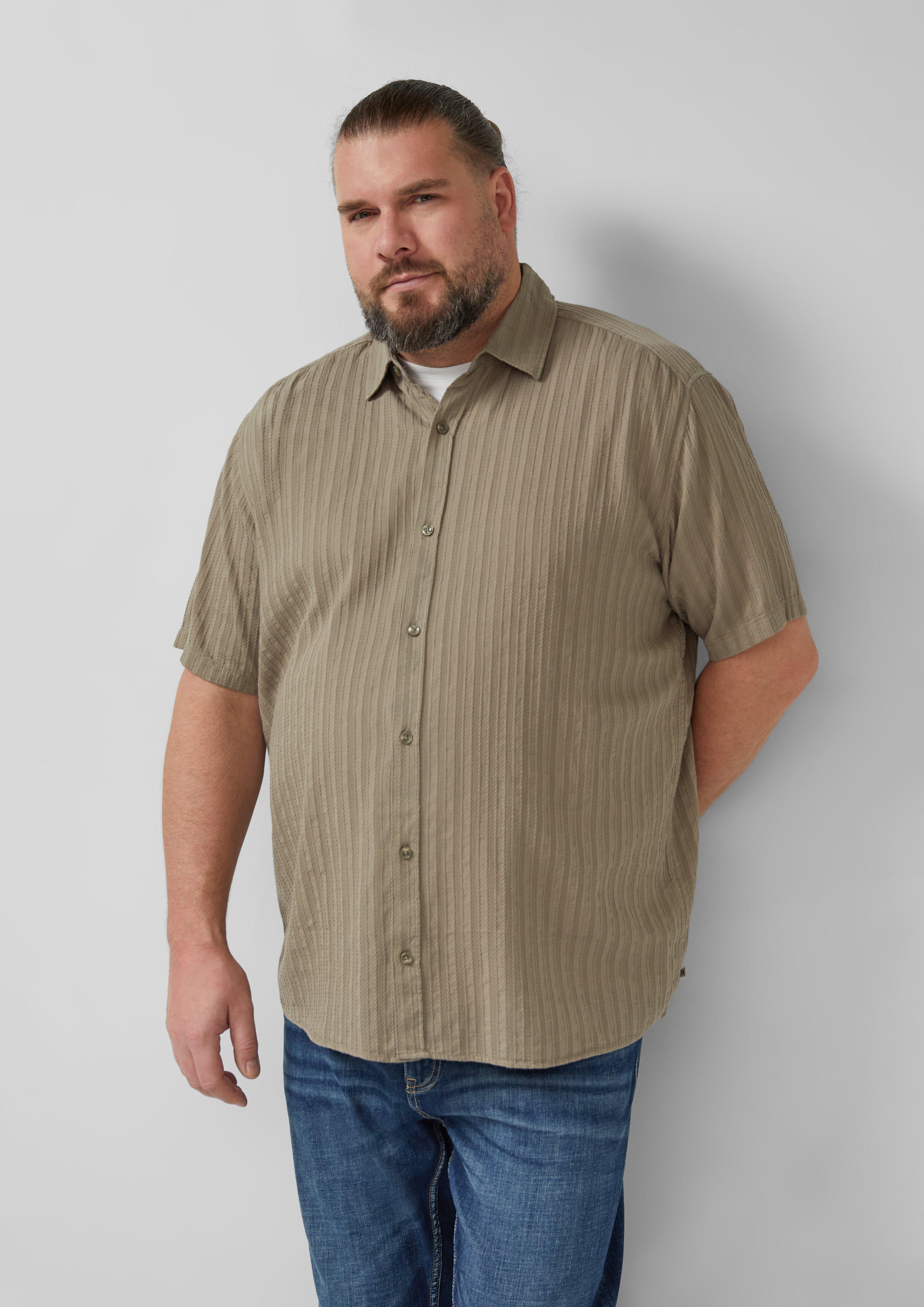 Thumbnail - Regular Fit: Kurzarmhemd aus Baumwolle