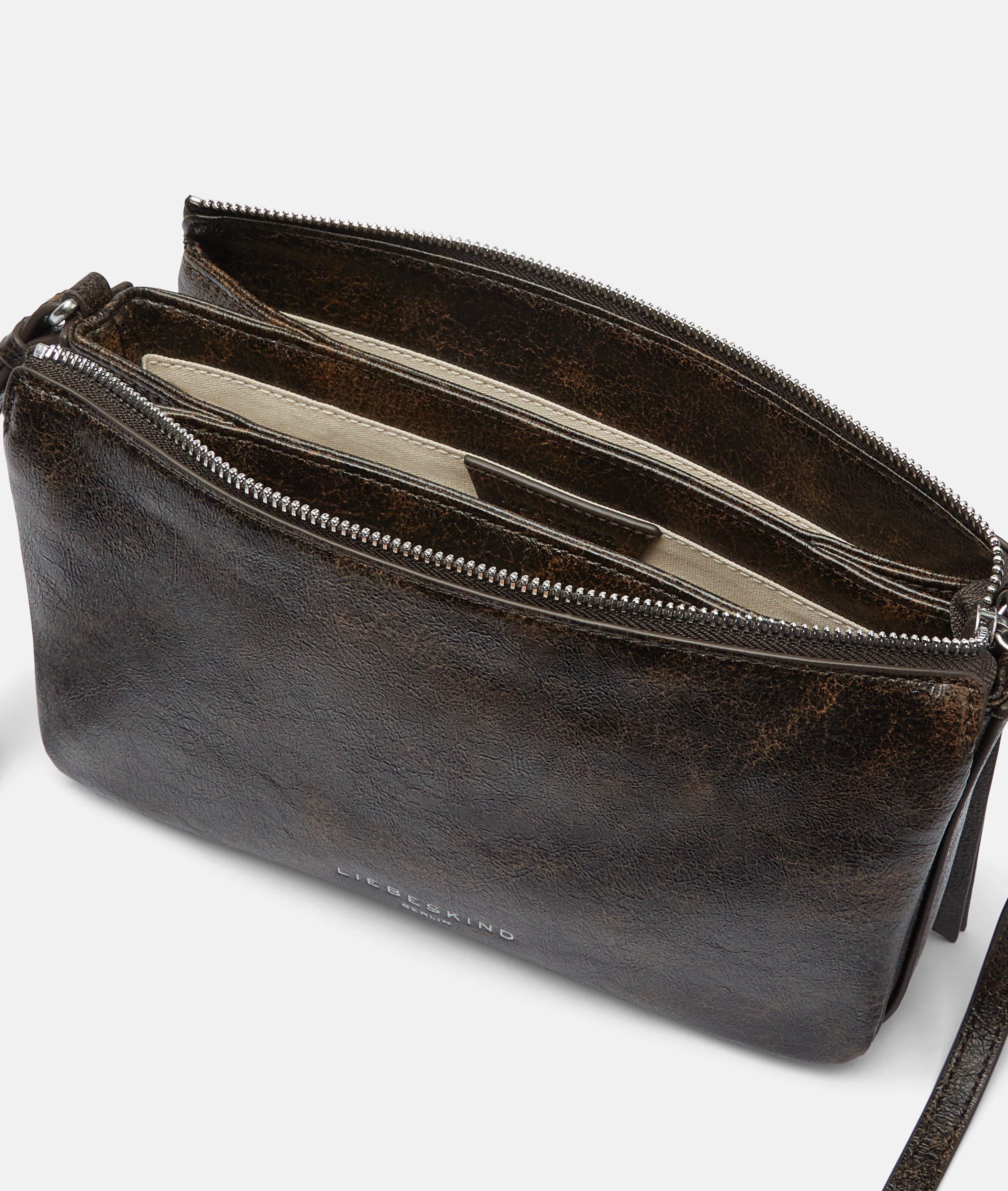 Nina tas S in bruin & blauw