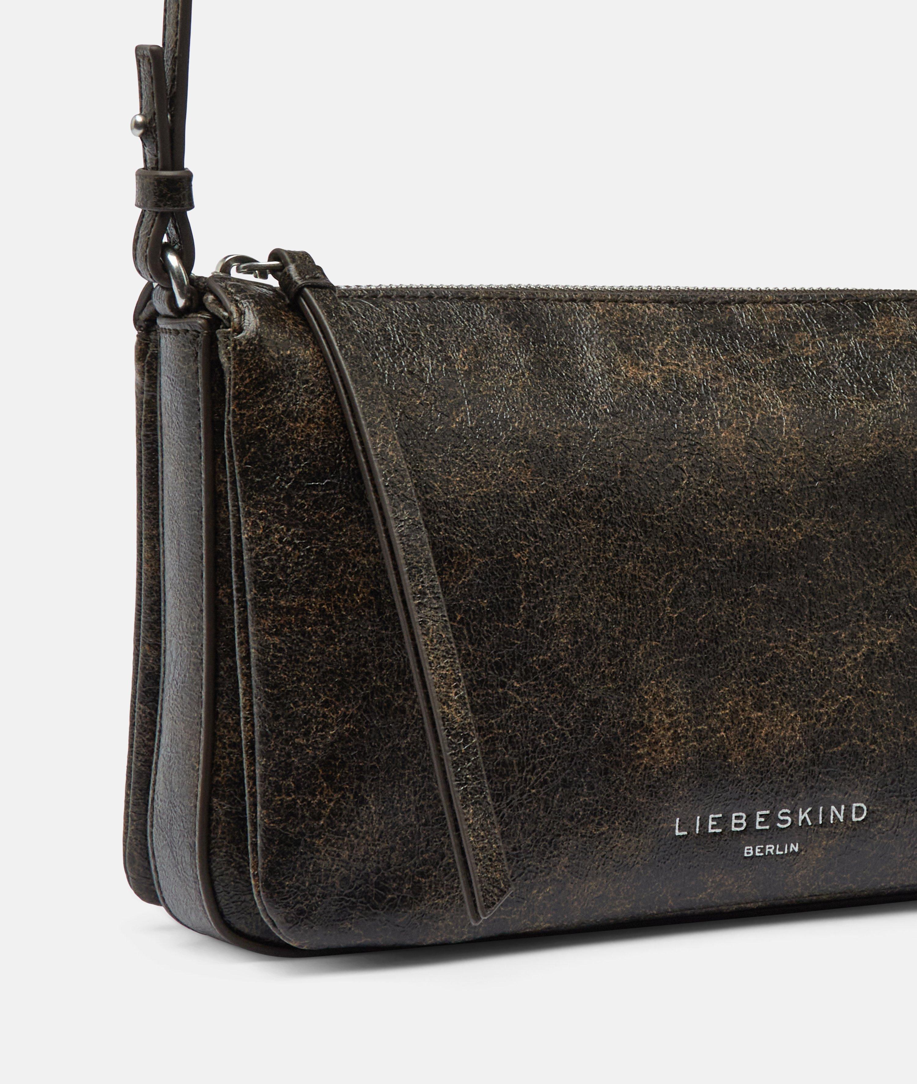 Nina tas S in bruin & blauw