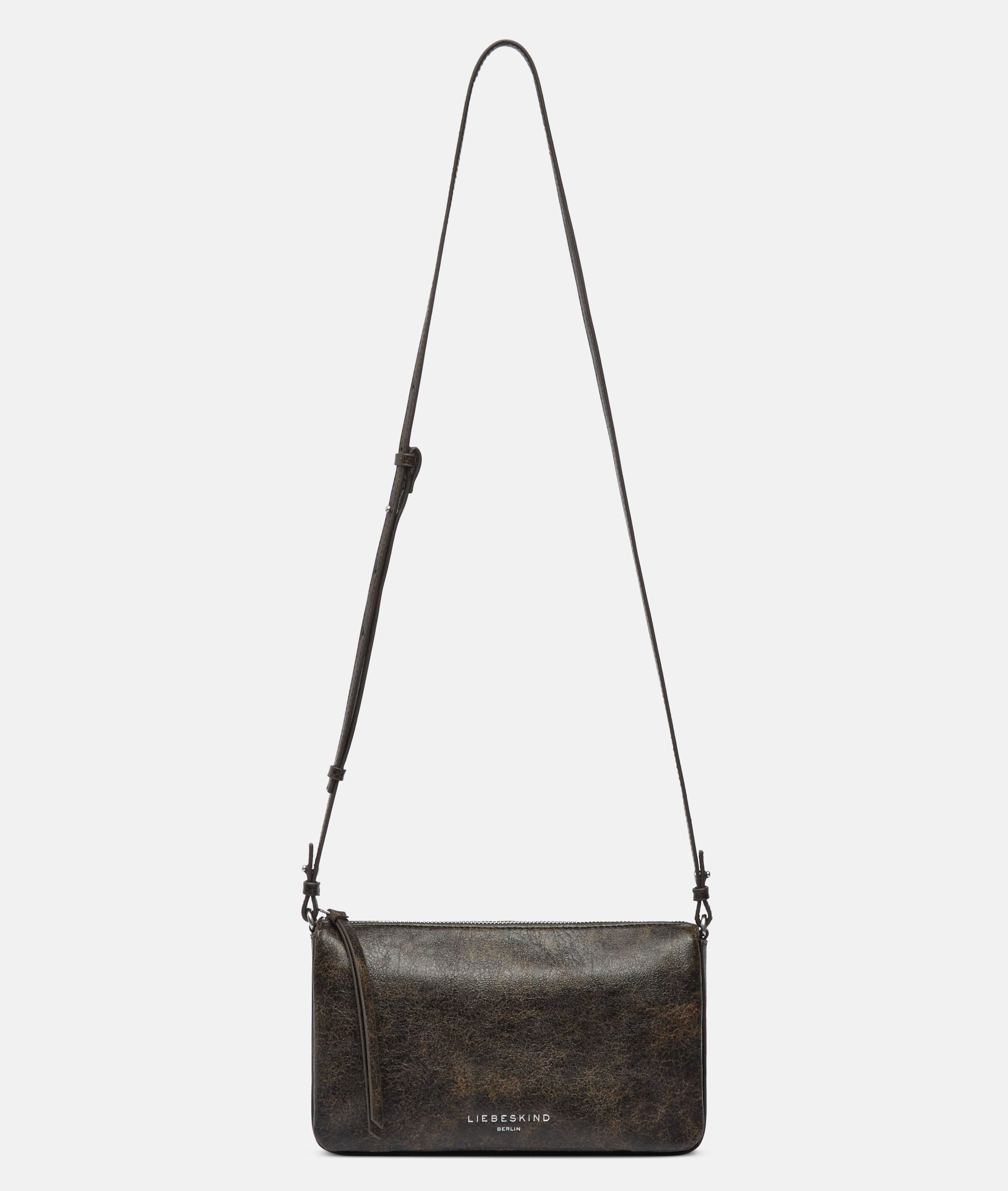 Nina tas S in bruin & blauw