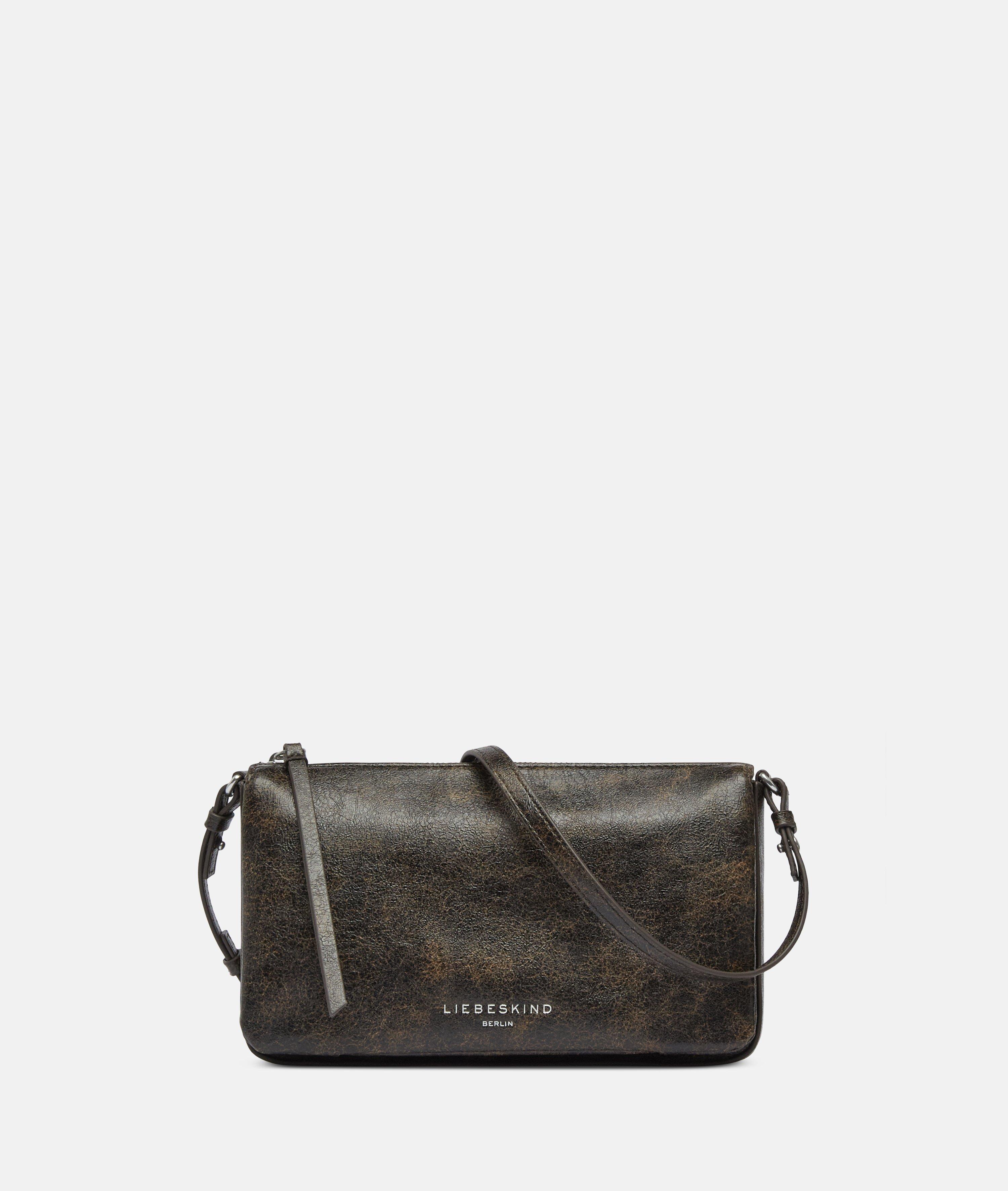Nina tas S in bruin & blauw