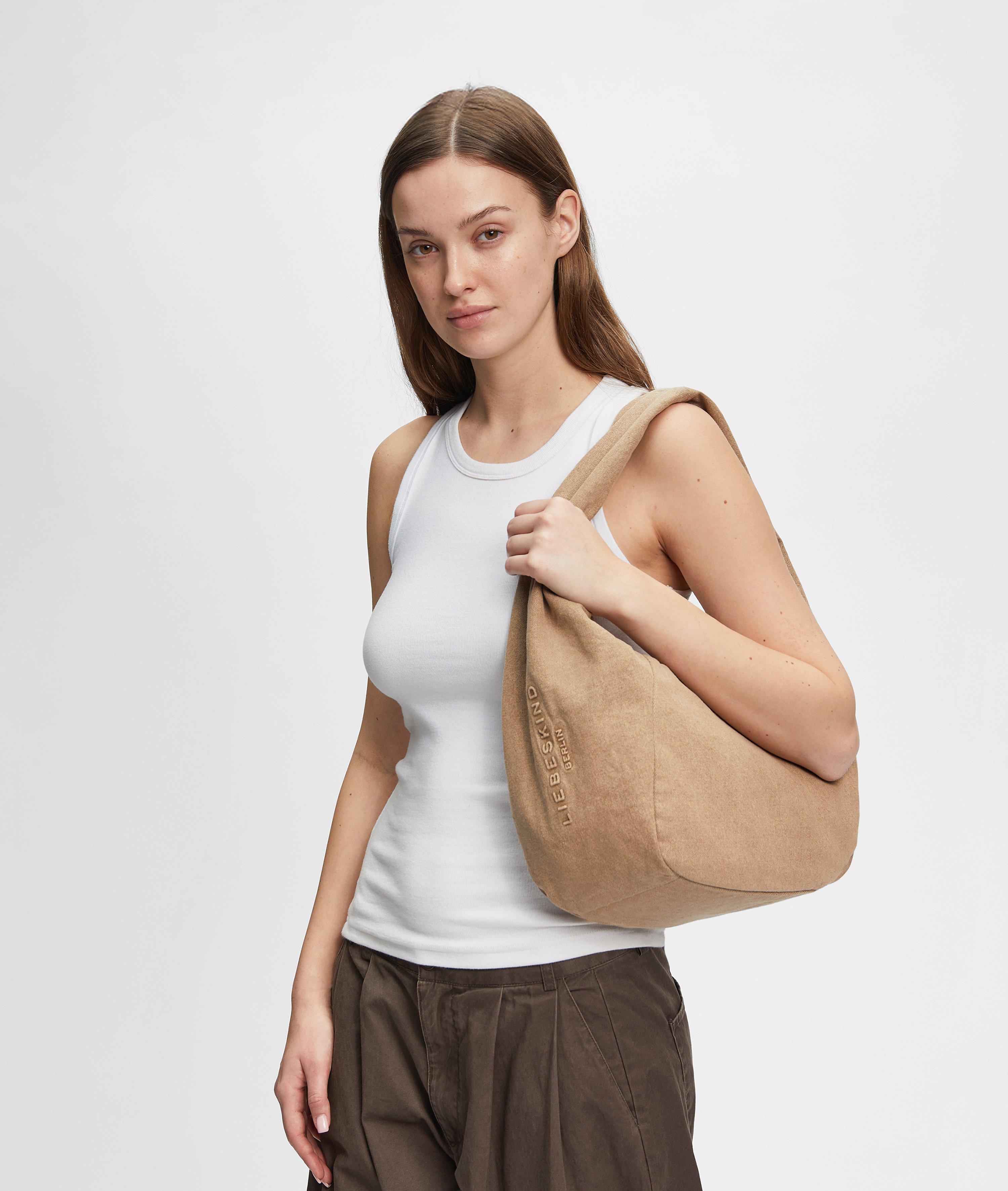 Denim Farrah Hobo M in braun, schwarz & blau