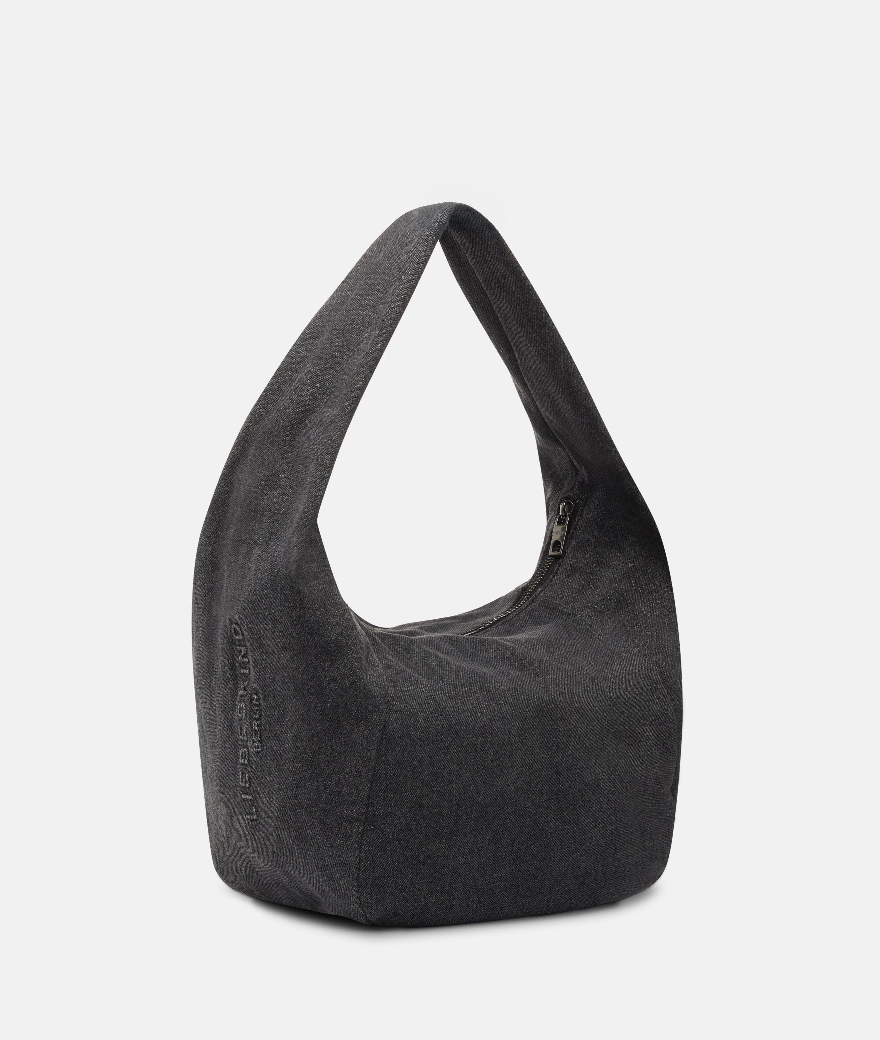 Denim Farrah Hobo M in schwarz, blau & braun