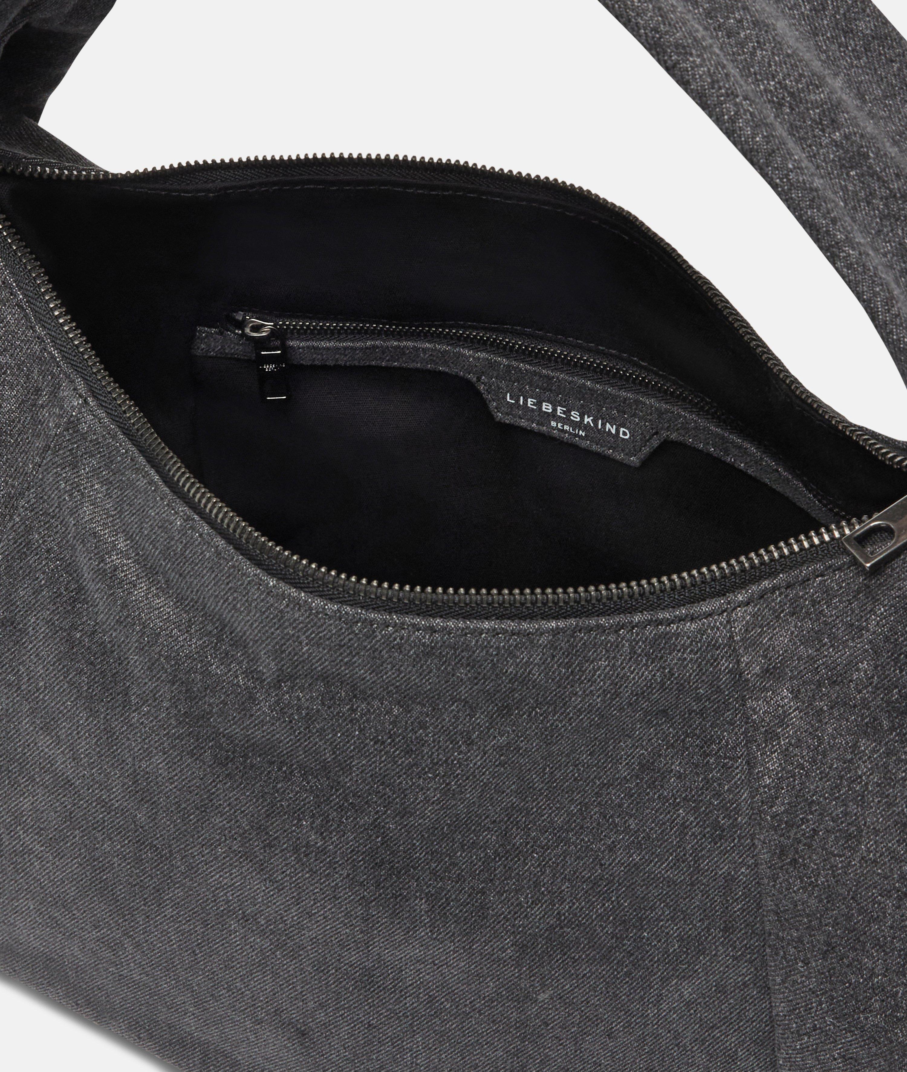 Denim Farrah Hobo M in schwarz, blau & braun