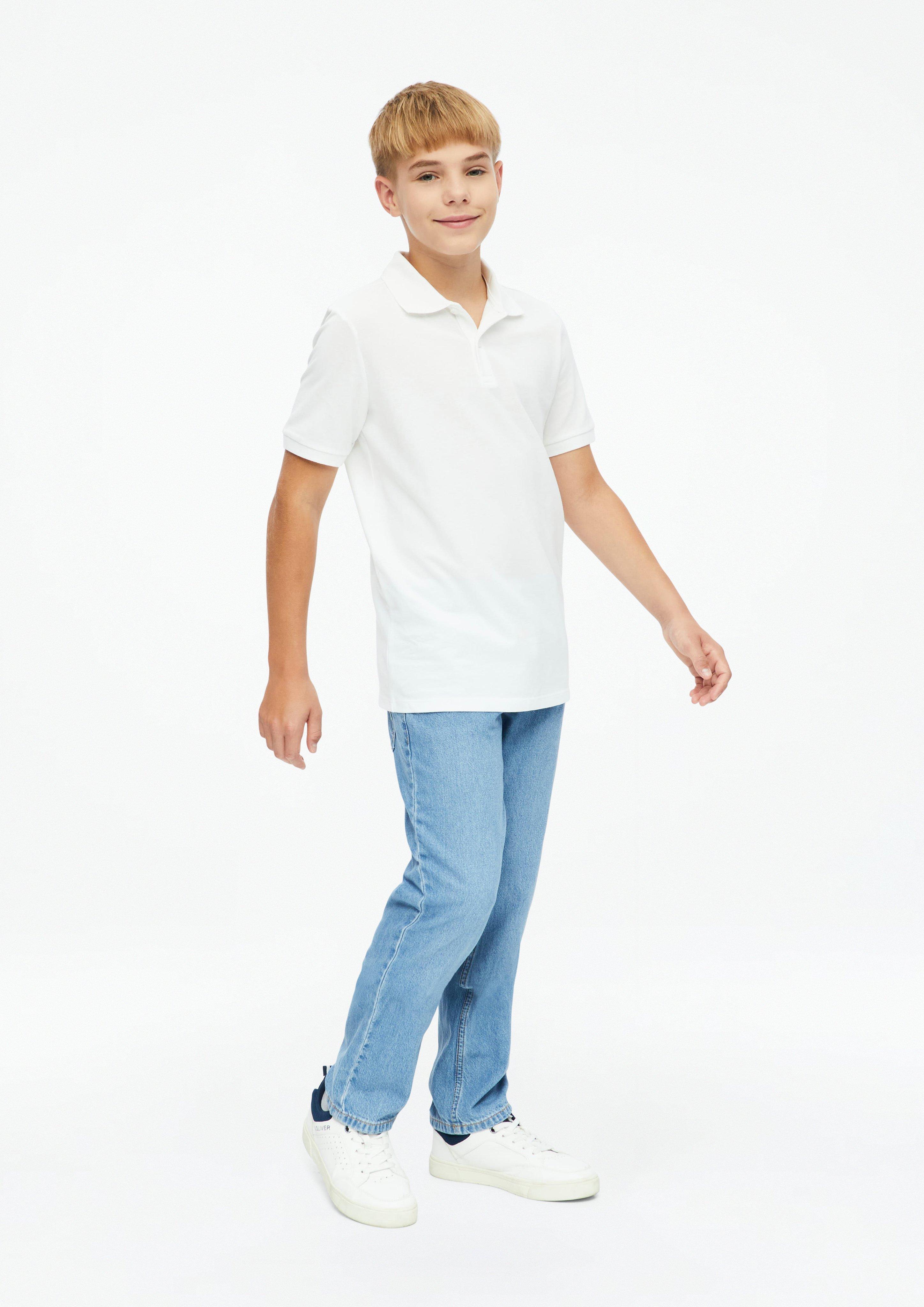Děti Džíny Pete / Regular Fit / Mid Rise / Straight Leg v barvě modrá od s.Oliver
