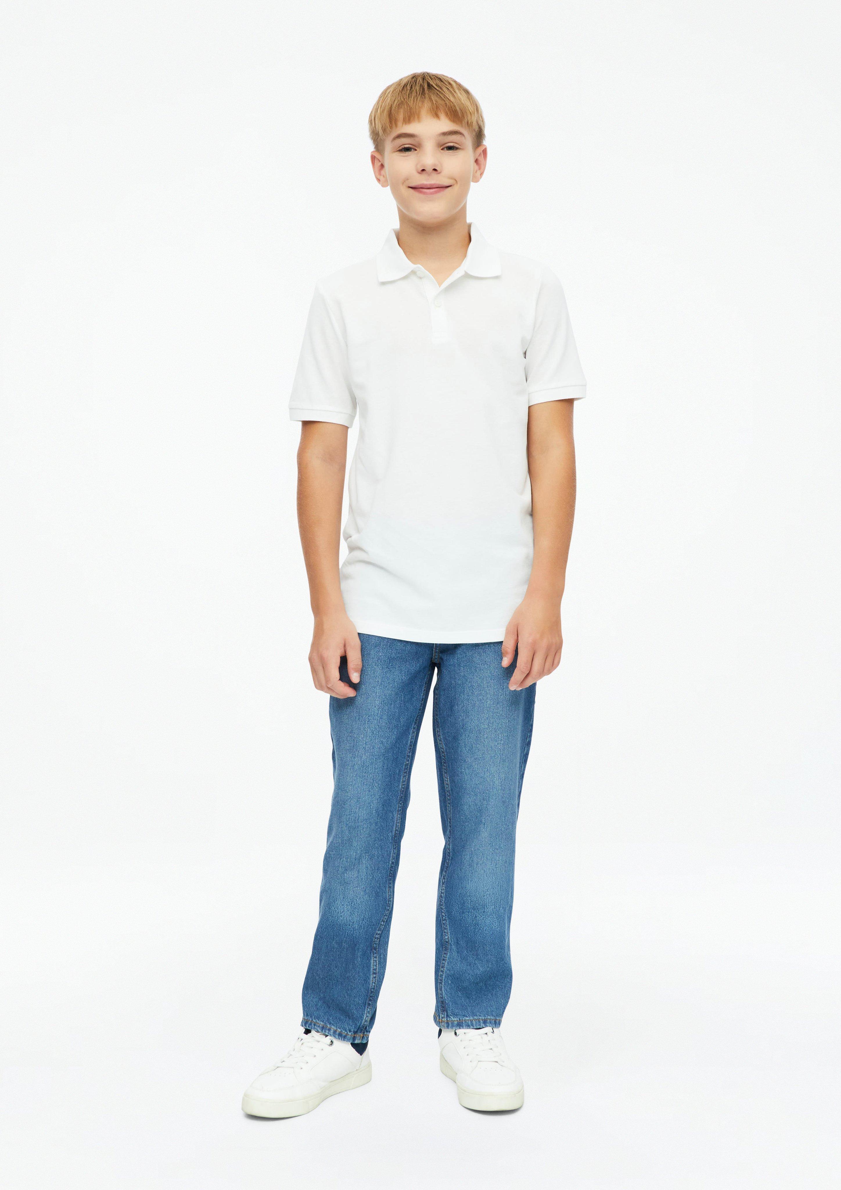 Pete jeans hlače / Regular Fit / srednje visok pas / ravne hlačnice v barvi modra od s.Oliver