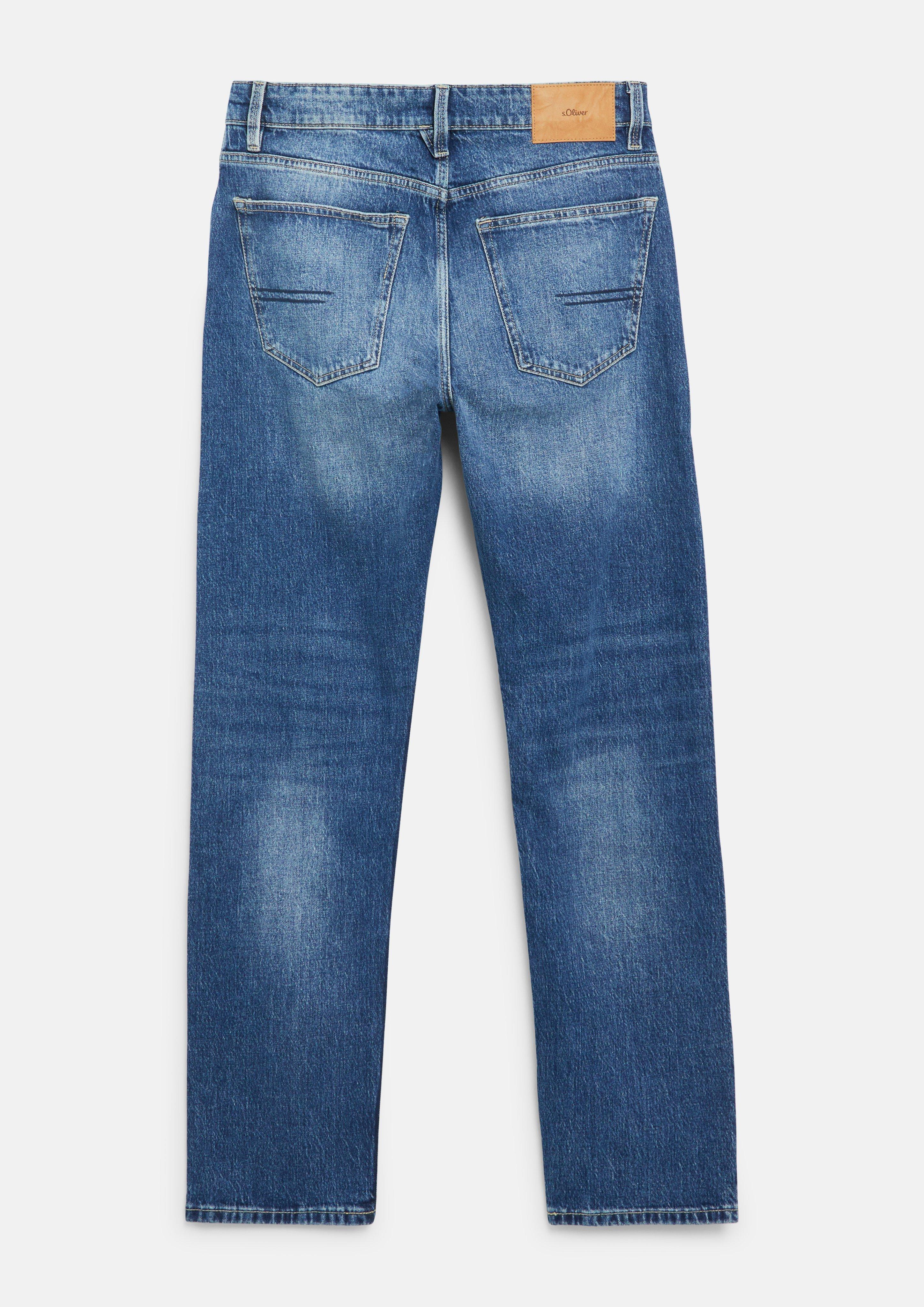 Heren Denim broek in blauw van s.Oliver