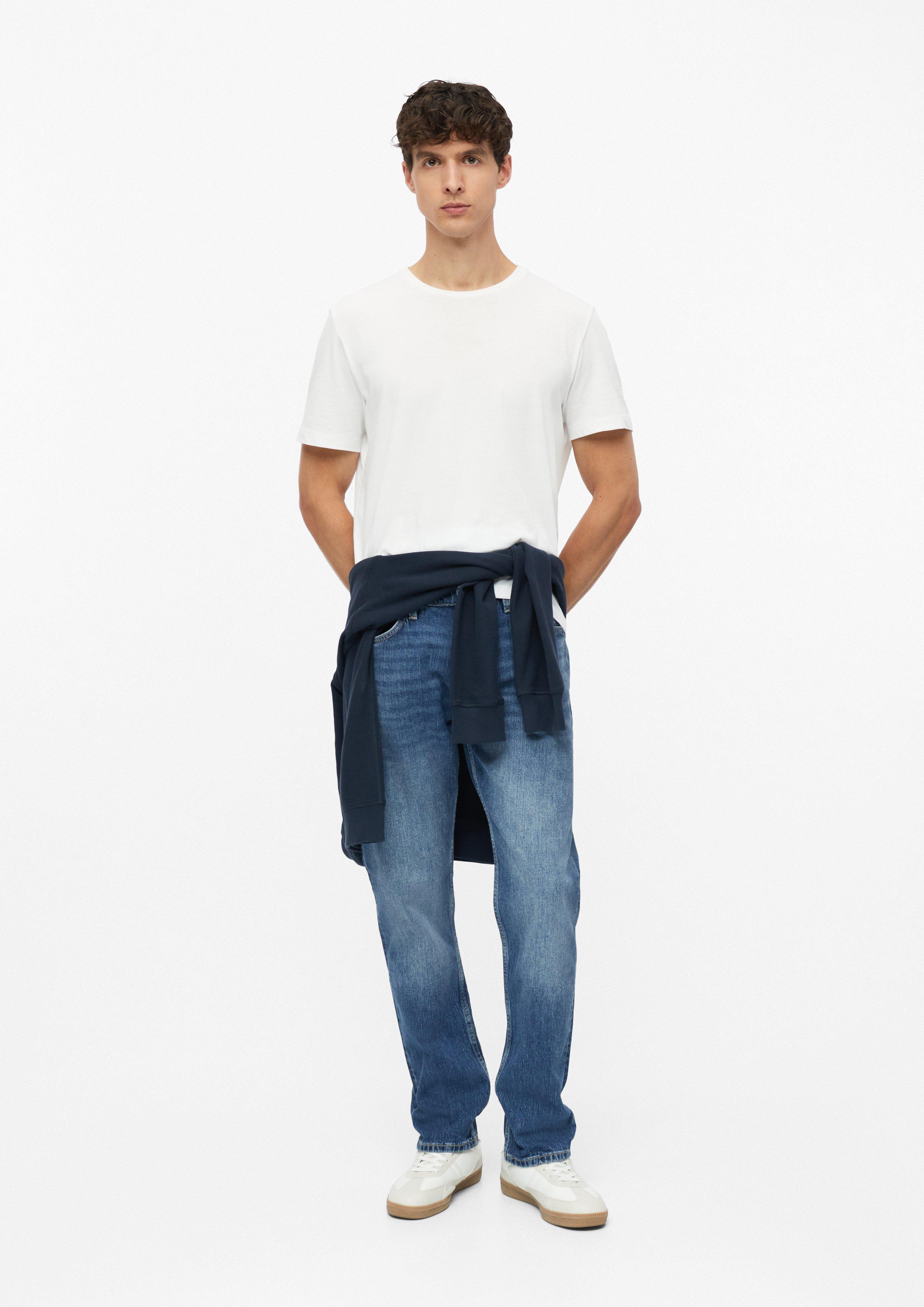 Hommes Jean Benito / taille mi-haute / légèrement extensible en bleu de s.Oliver