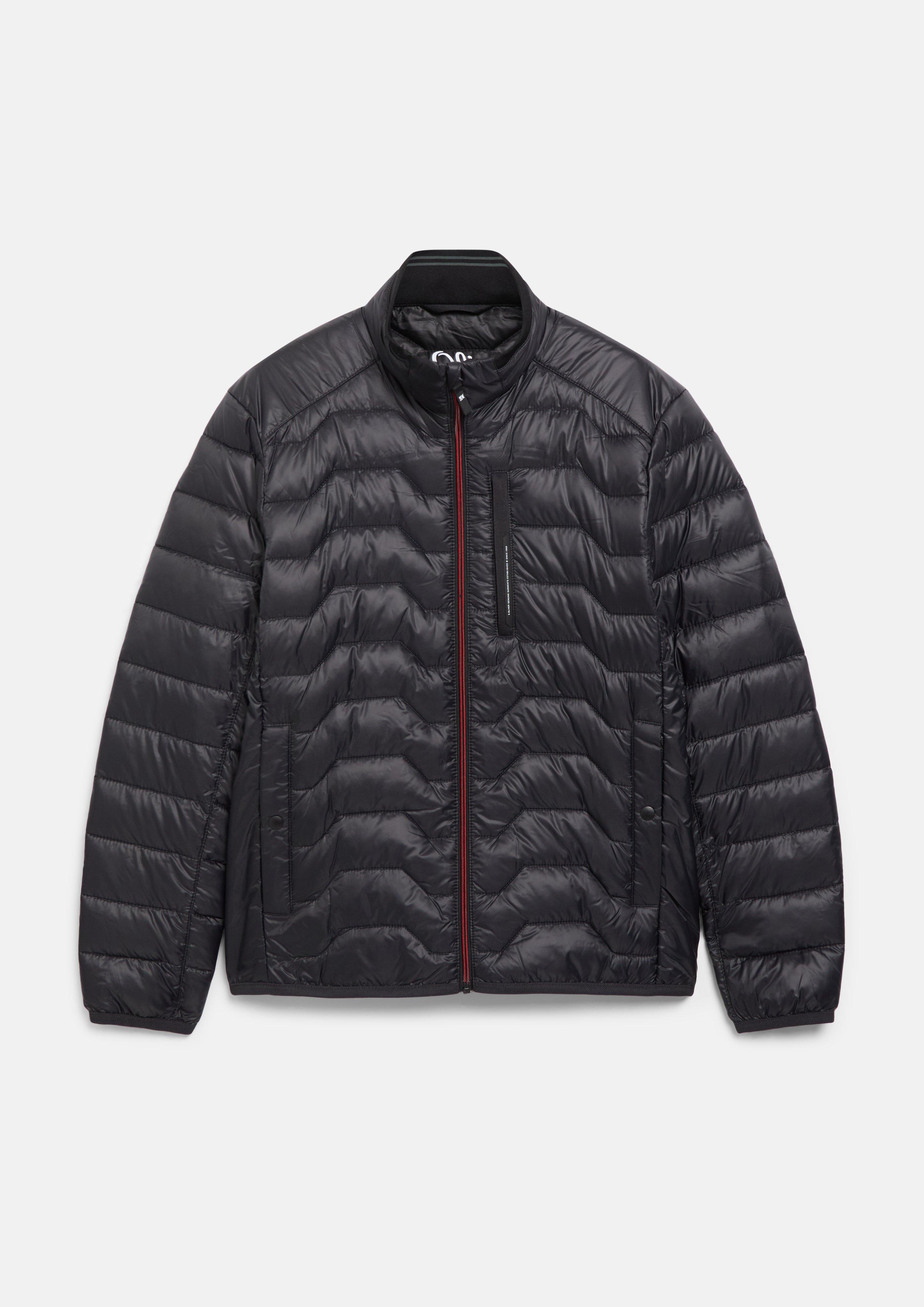 Leichte Steppjacke mit Kontrast-Details und Stehkragen in Farbe schwarz von s.Oliver