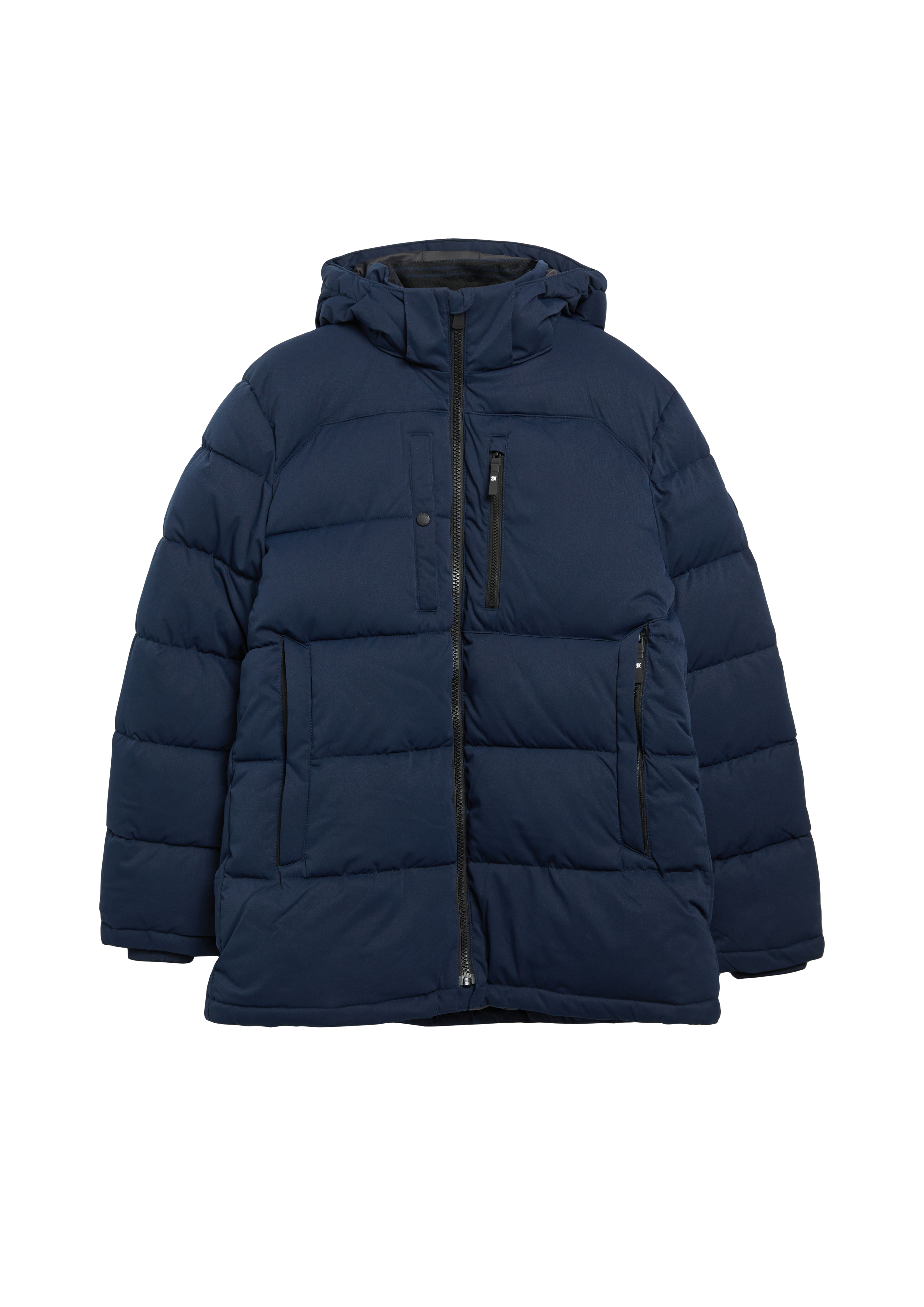 Warm pufferjack met afneembare capuchon