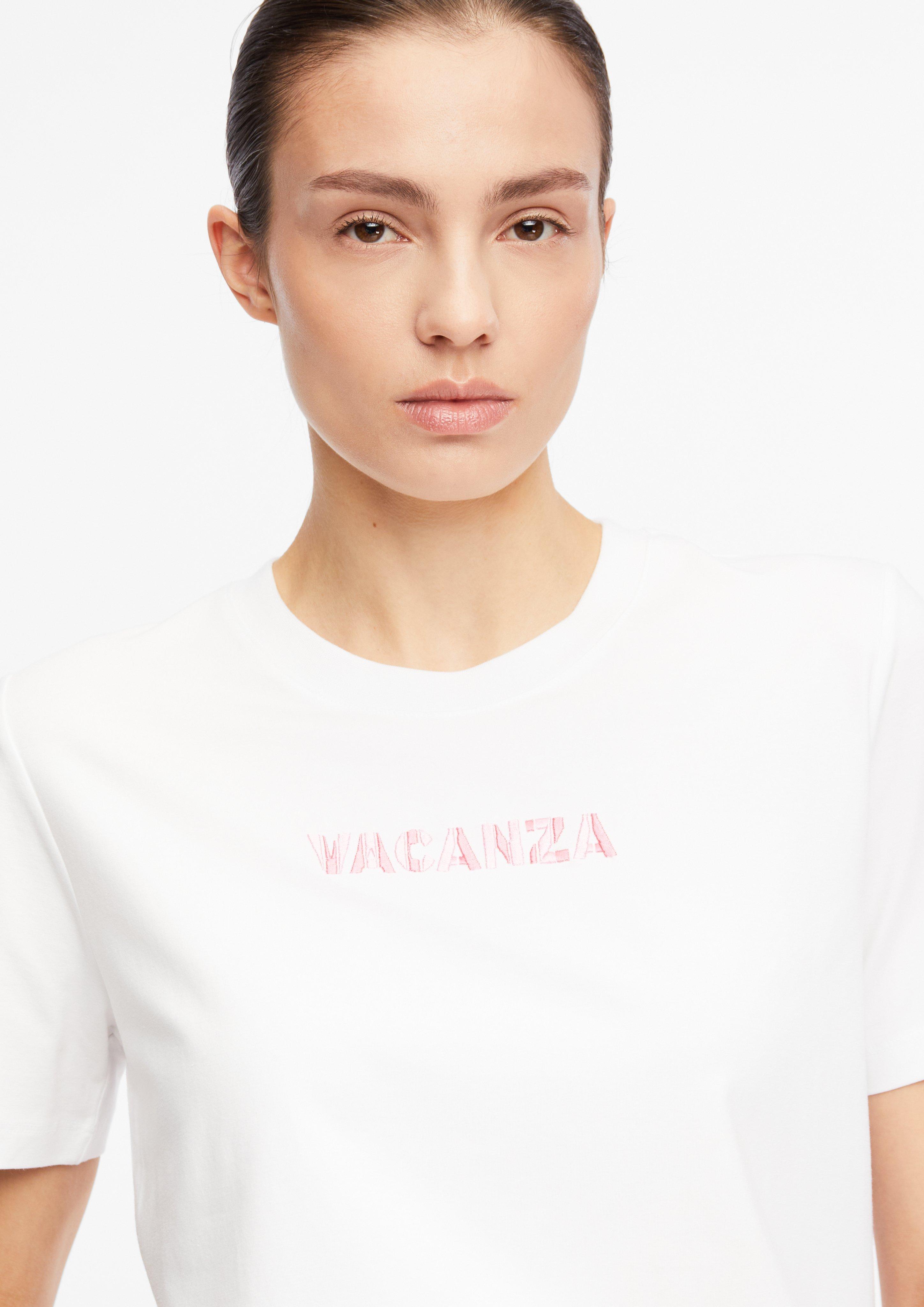 T-Shirt mit Artwork in  von COMMA