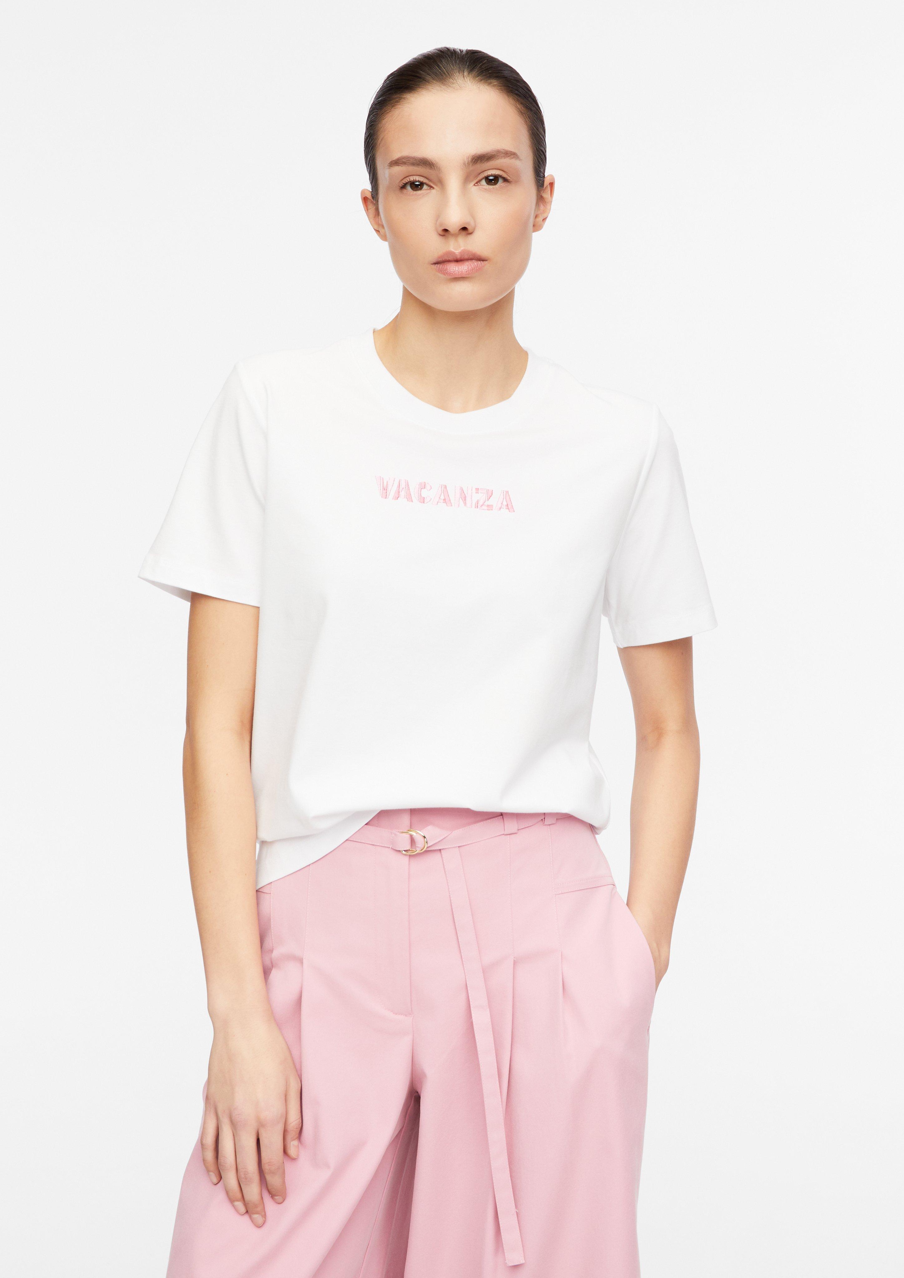 T-Shirt mit Artwork in  von COMMA