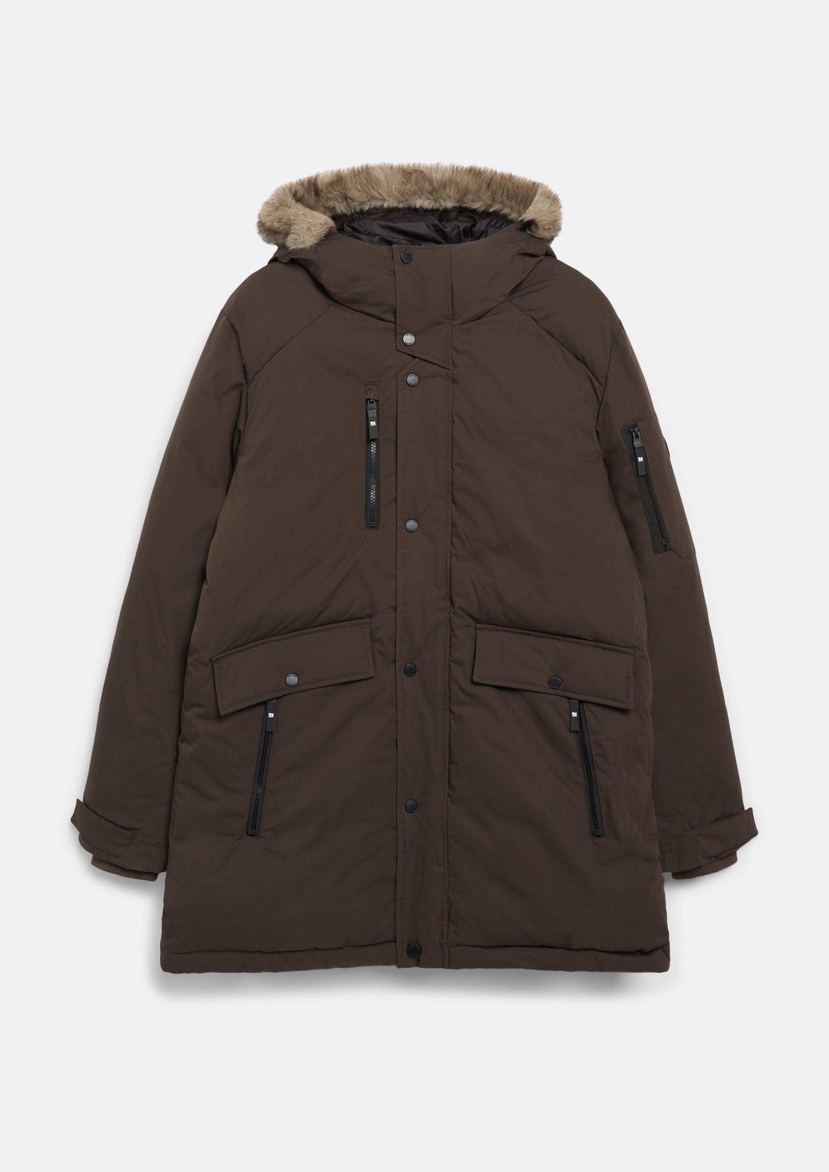 Outdoor jacket in dark brown by s.Oliver