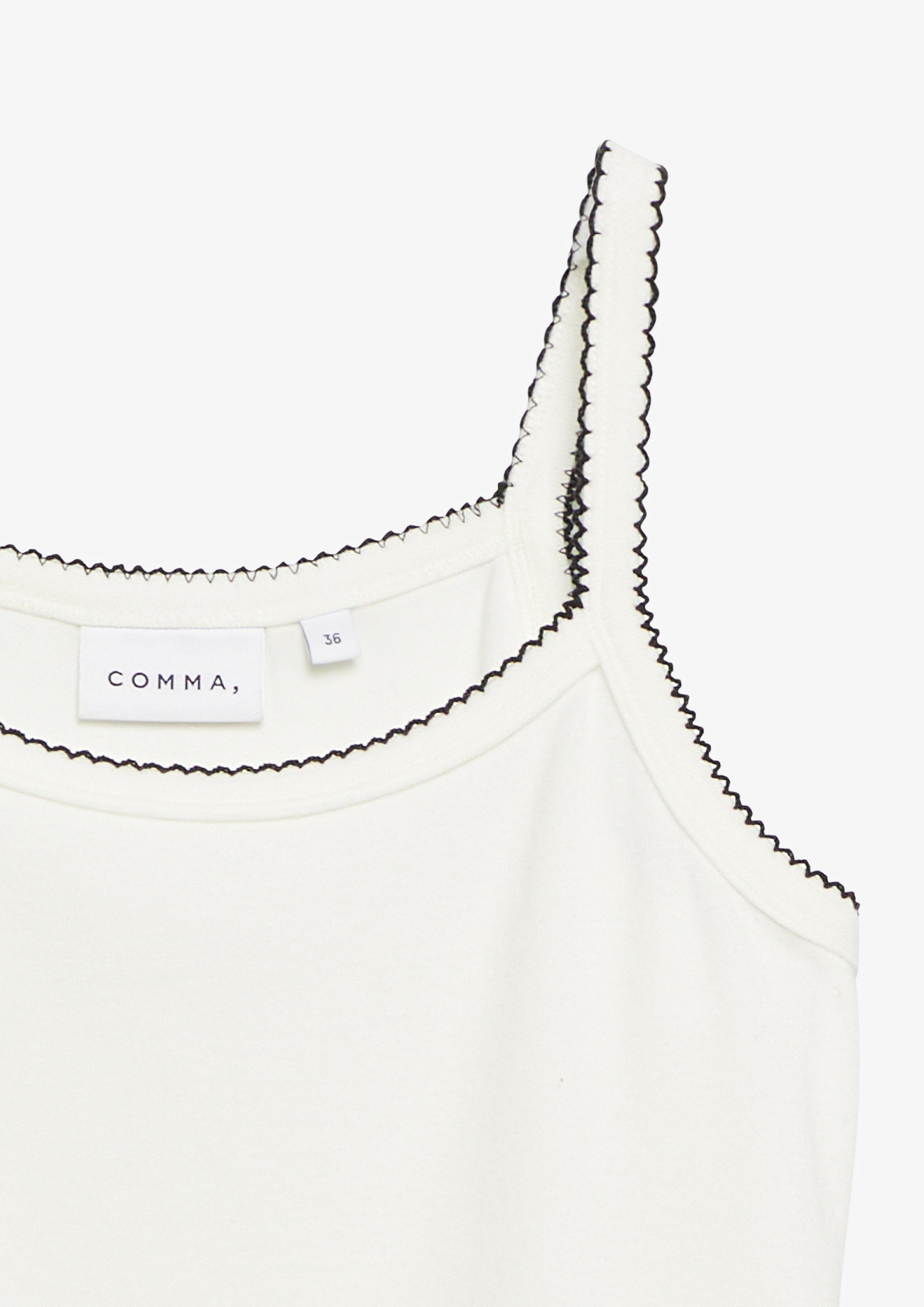 T-shirt en blanc de COMMA
