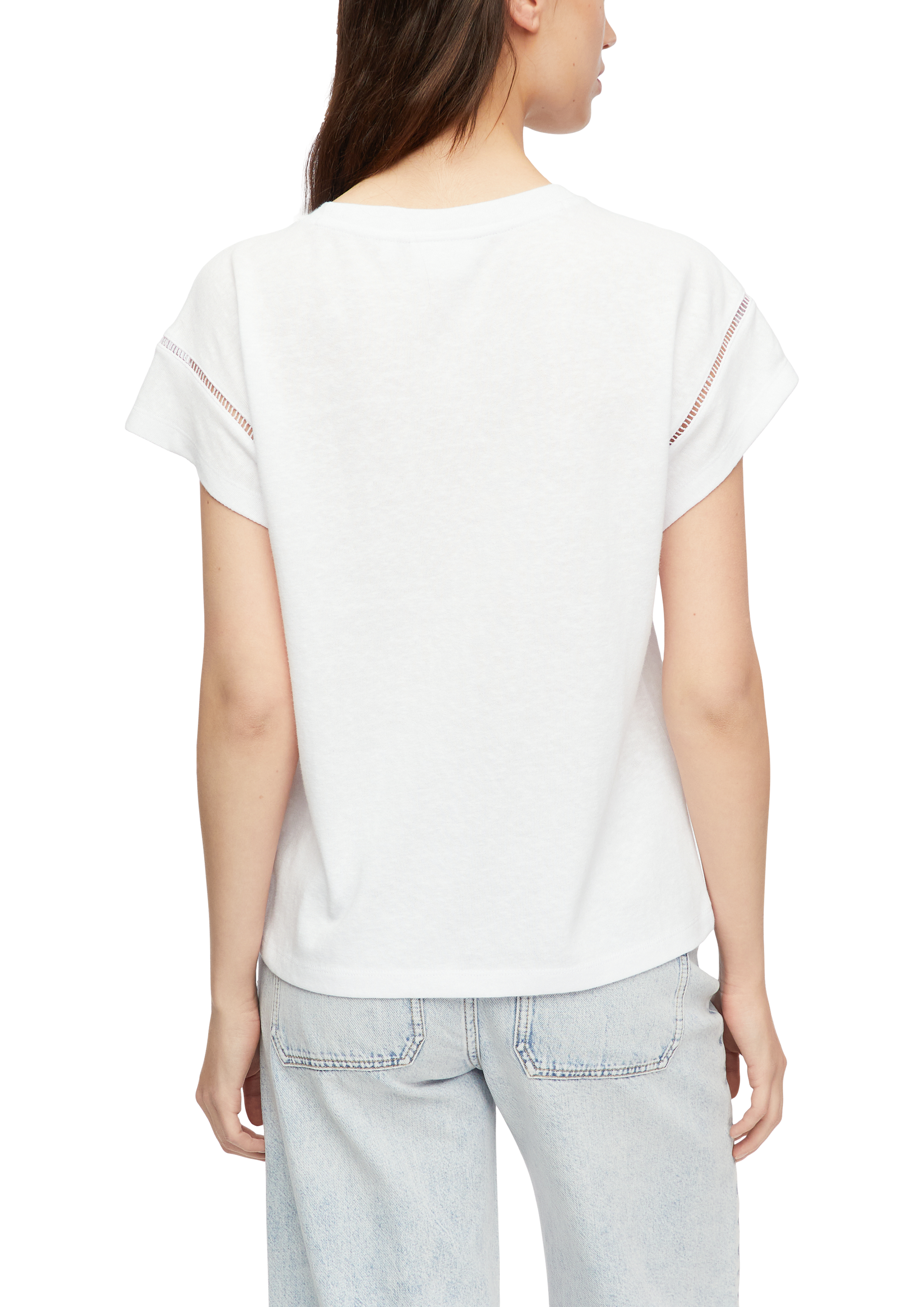 Comma 2157317 T-Shirt Donna A Maniche Corte Con Stampa Frontale | Vestibilità Normale - 4