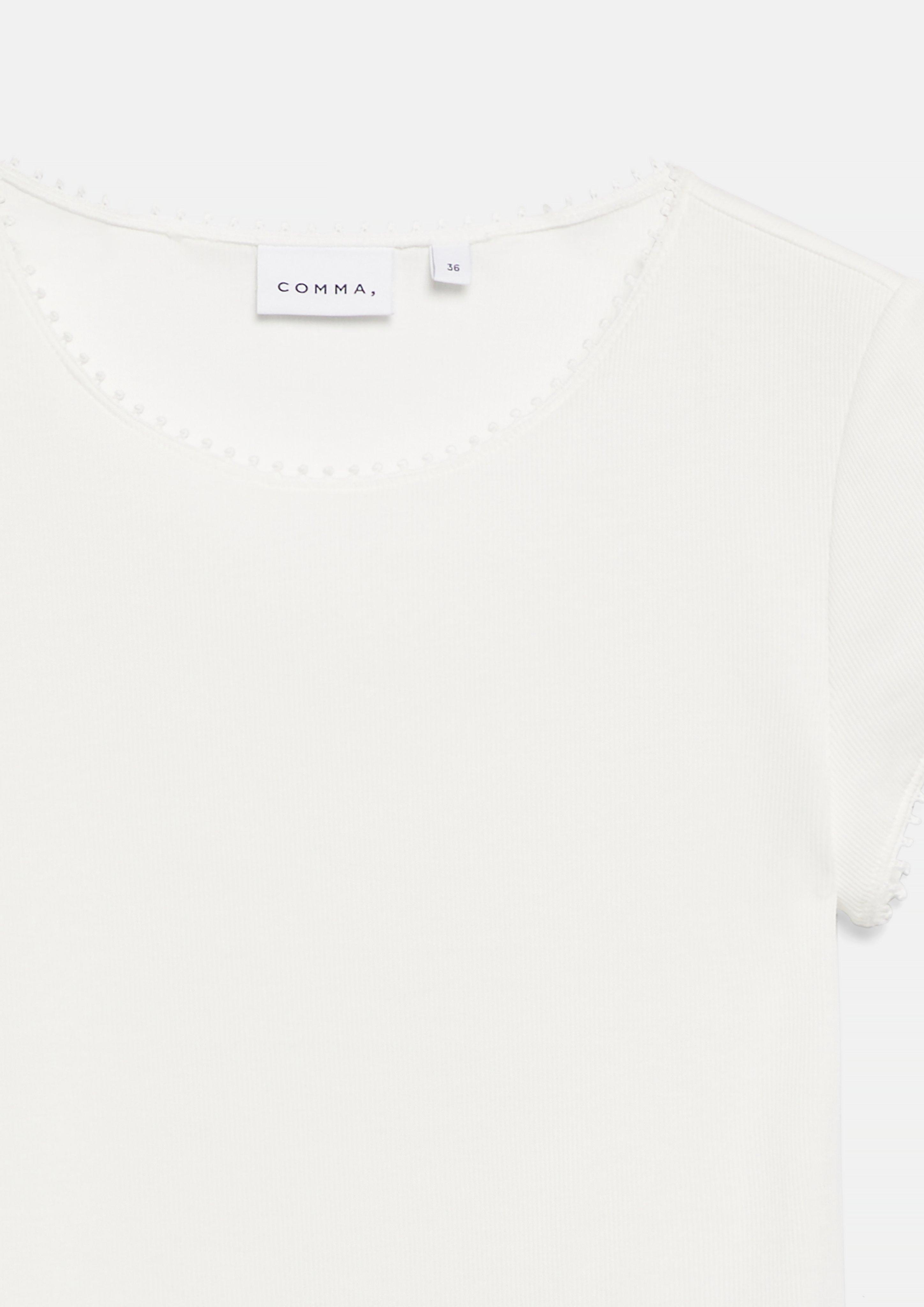 T-shirt en blanc de COMMA