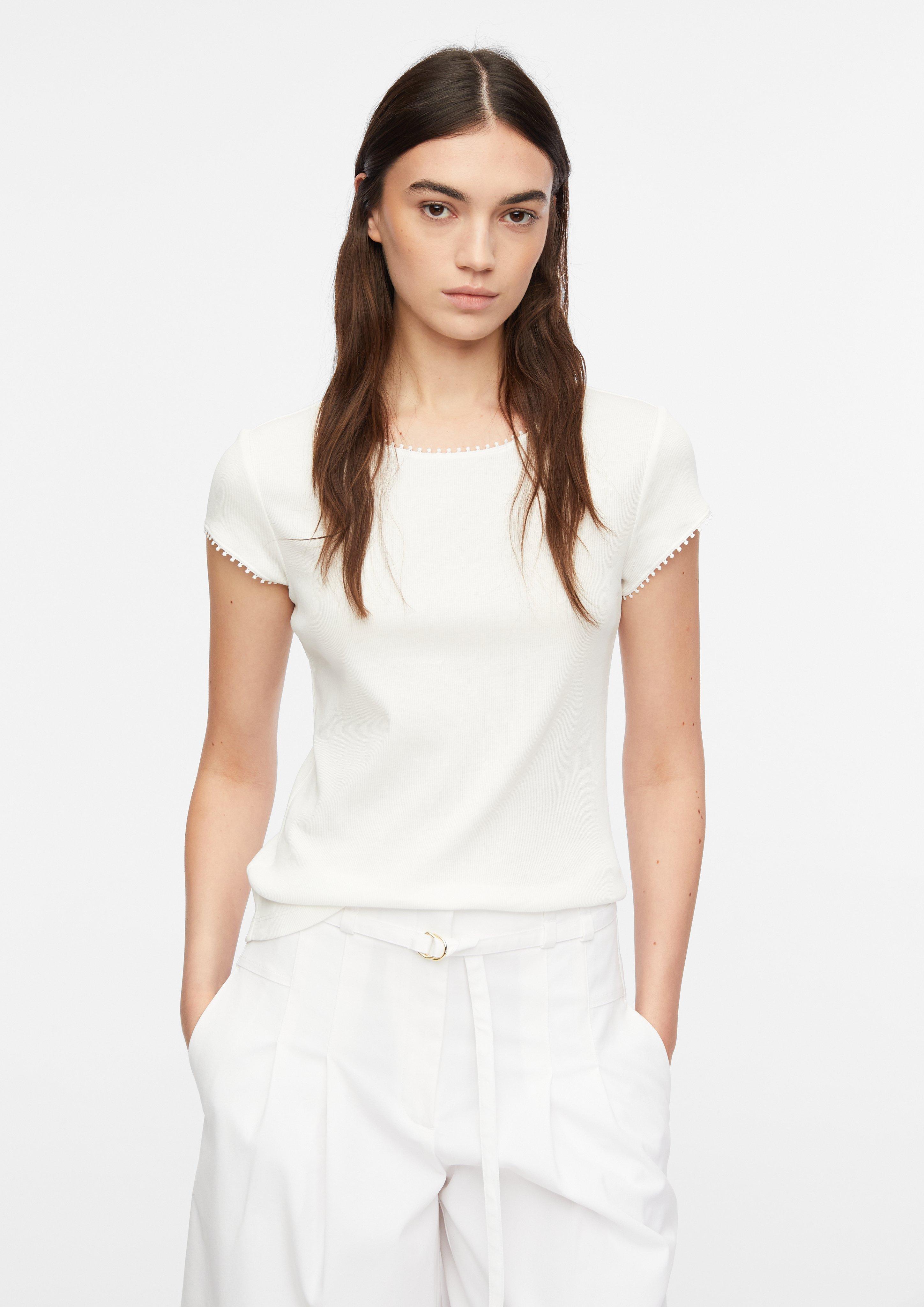 T-shirt en blanc de COMMA