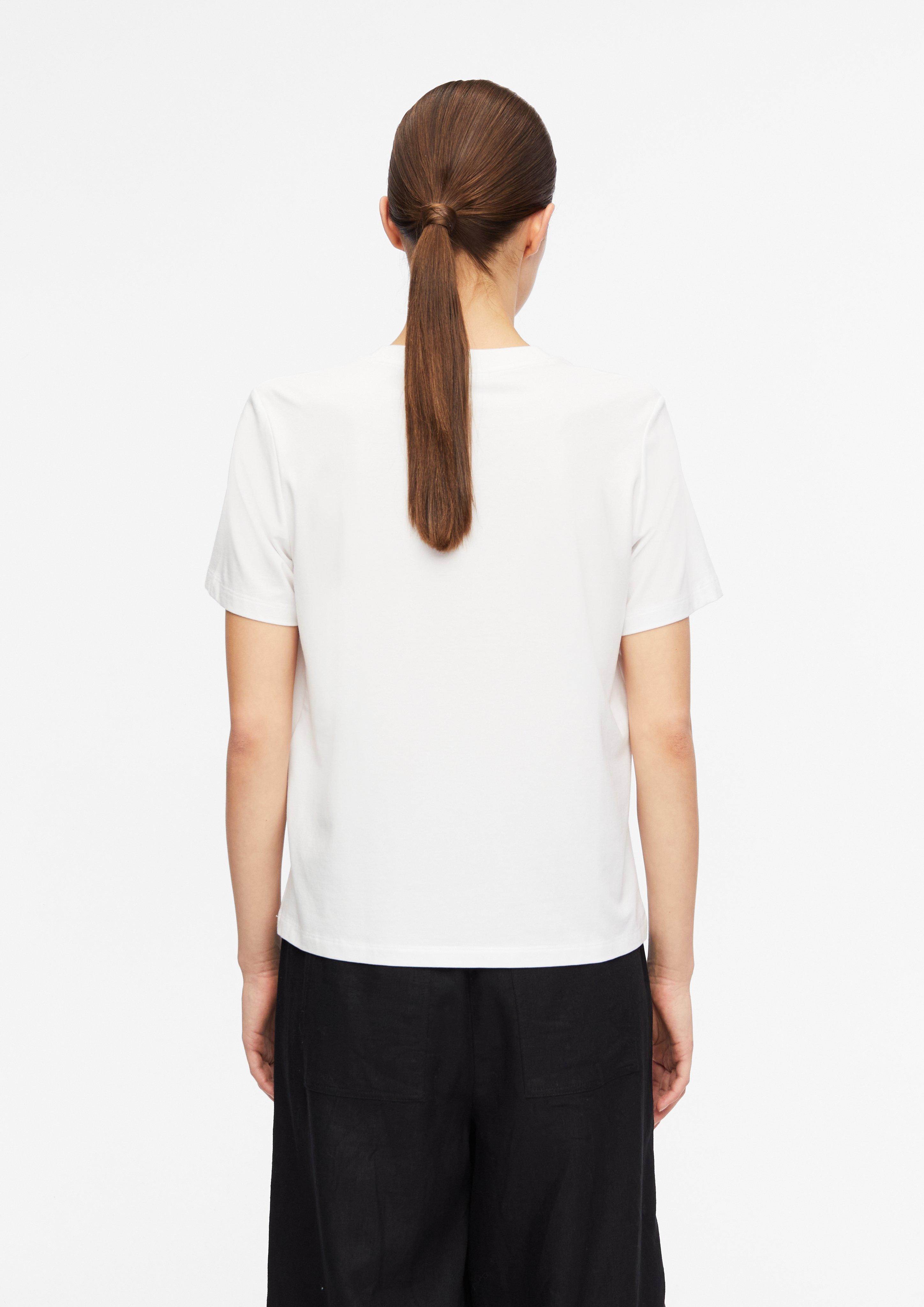 T-Shirt in weiß von COMMA