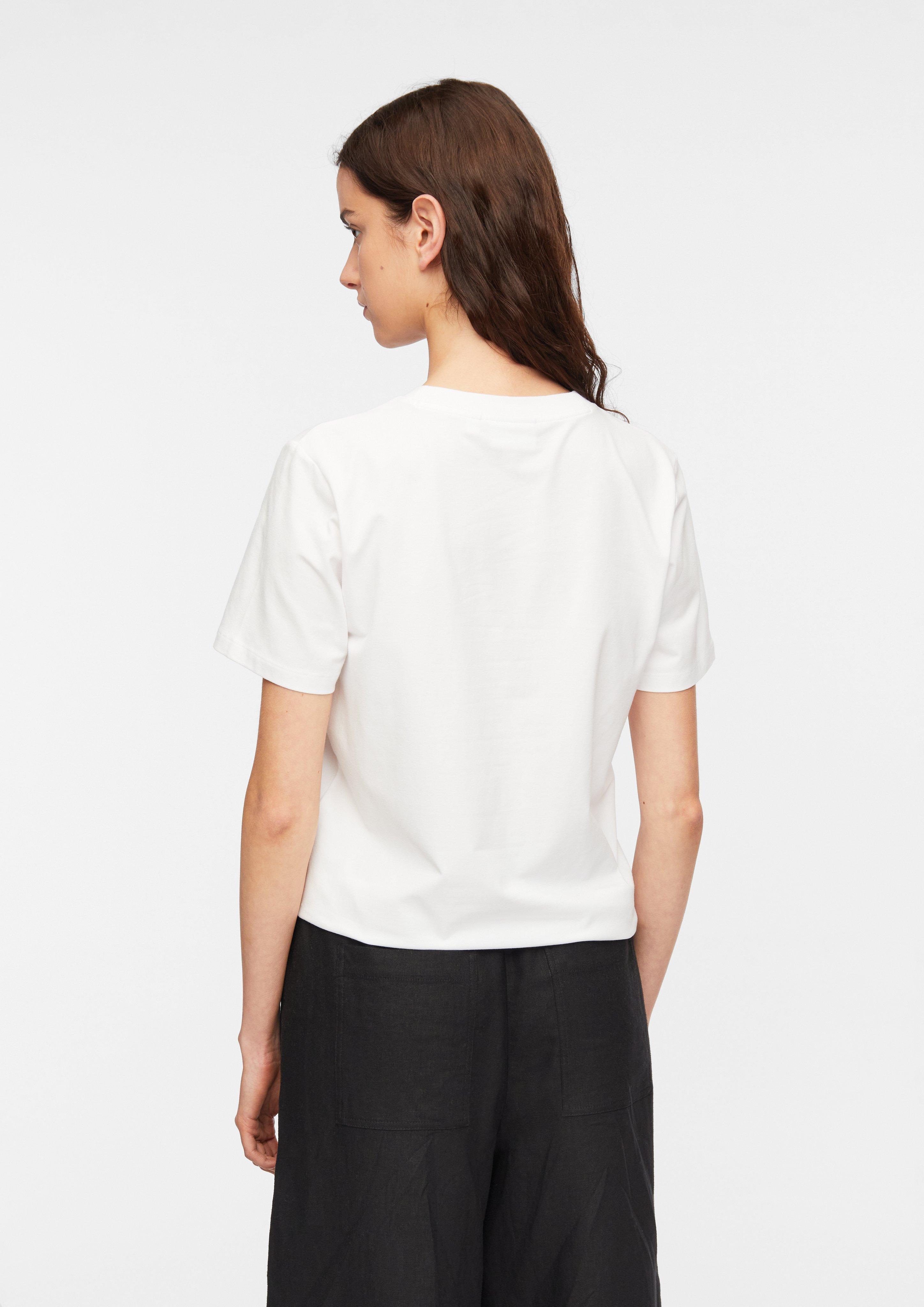 T-Shirt in weiß von COMMA