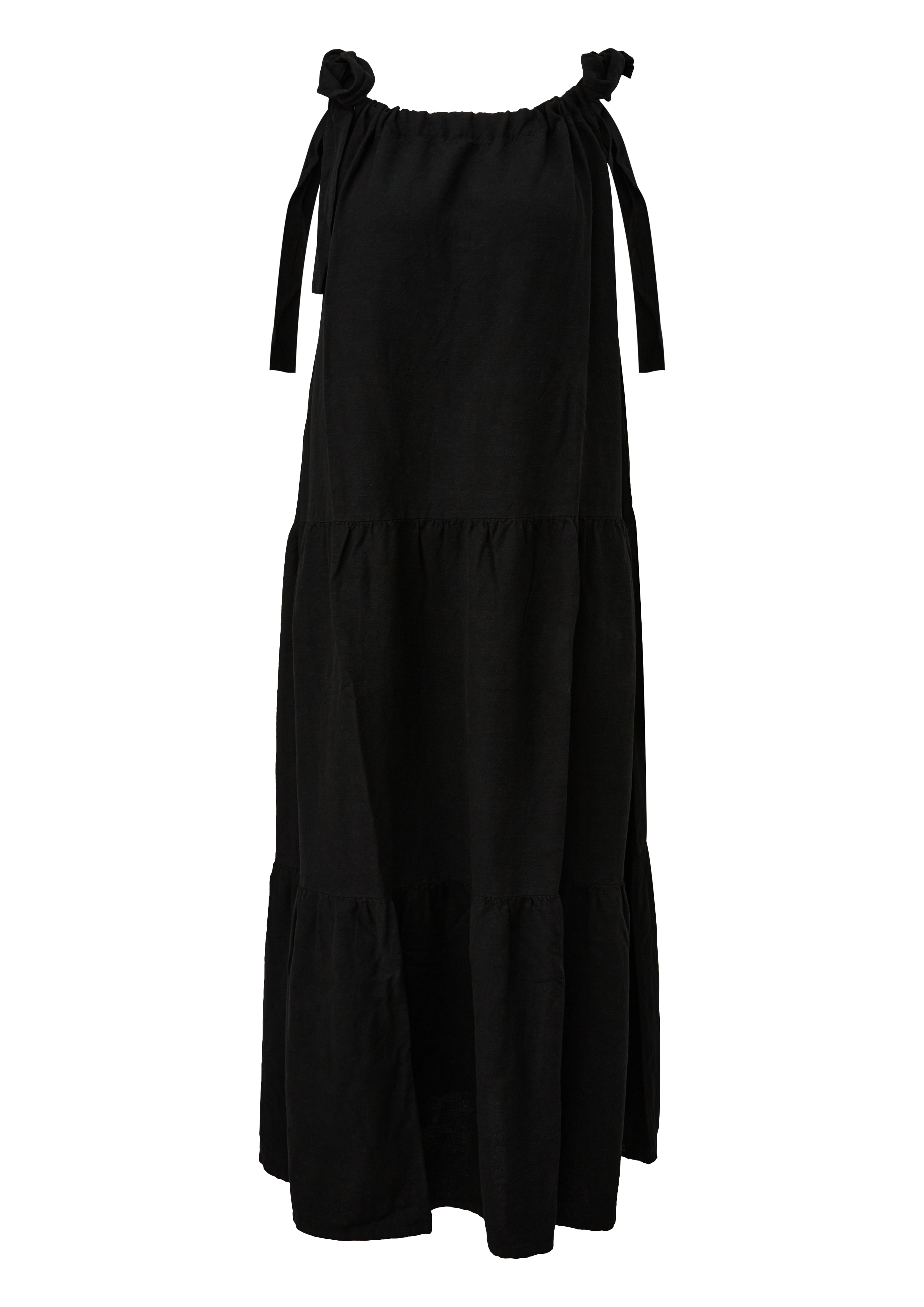 Maxikleid aus Leinenmix