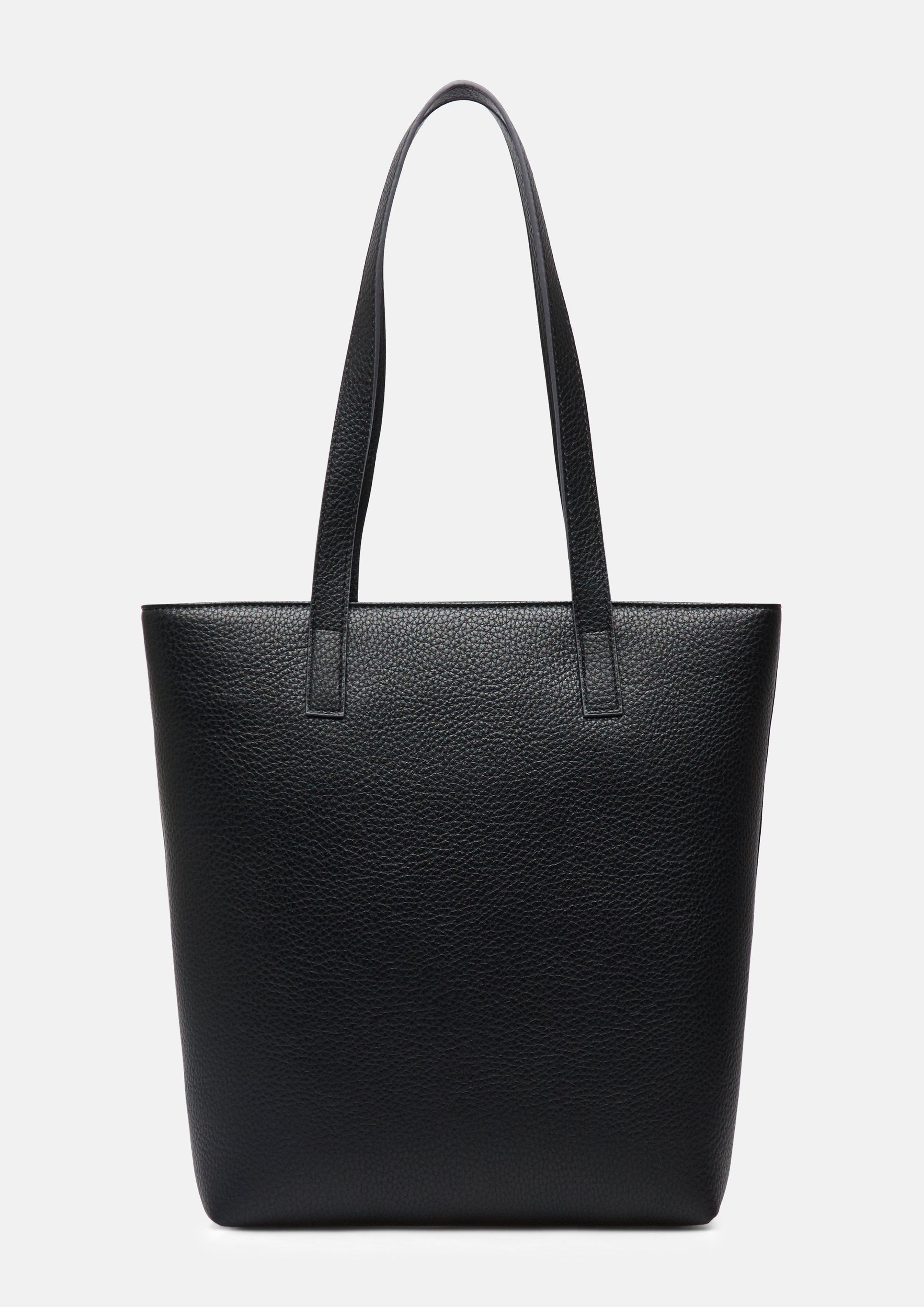 Femmes Sac avec bandoulière amovible et plaque à logo en noir de s.Oliver