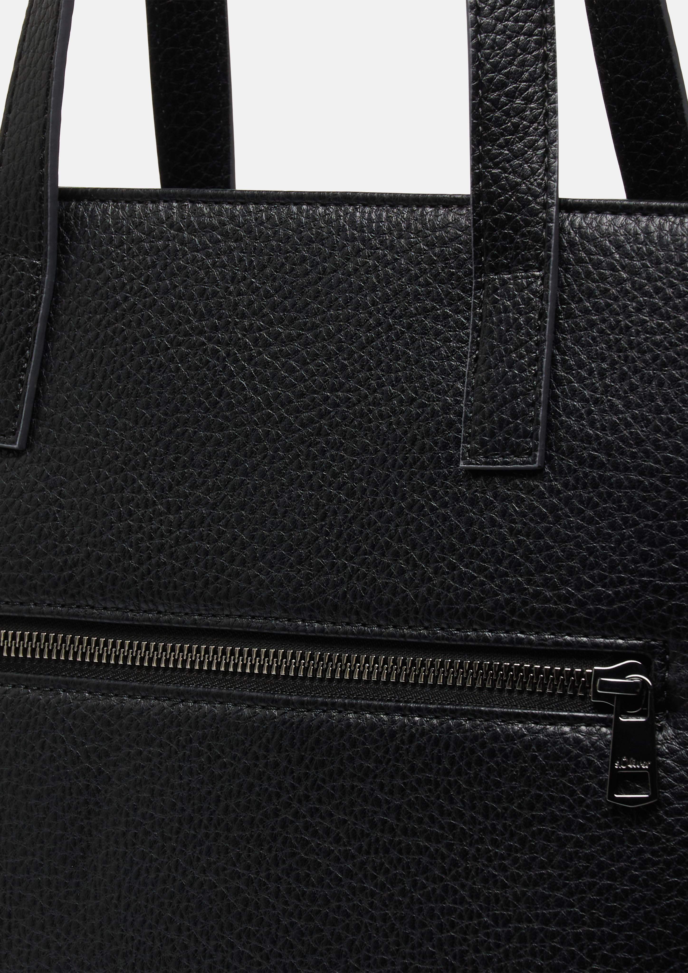 Femmes Sac avec bandoulière amovible et plaque à logo en noir de s.Oliver