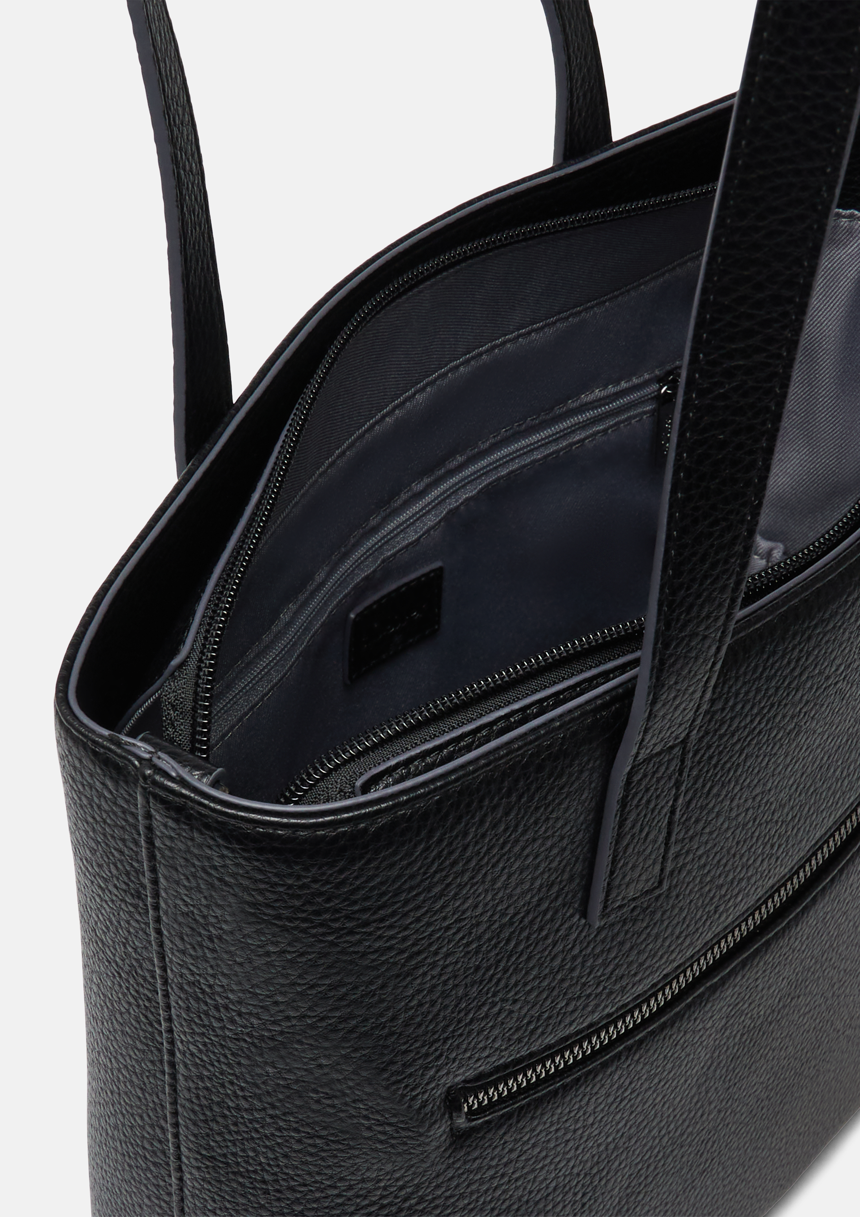 Femmes Sac avec bandoulière amovible et plaque à logo en noir de s.Oliver