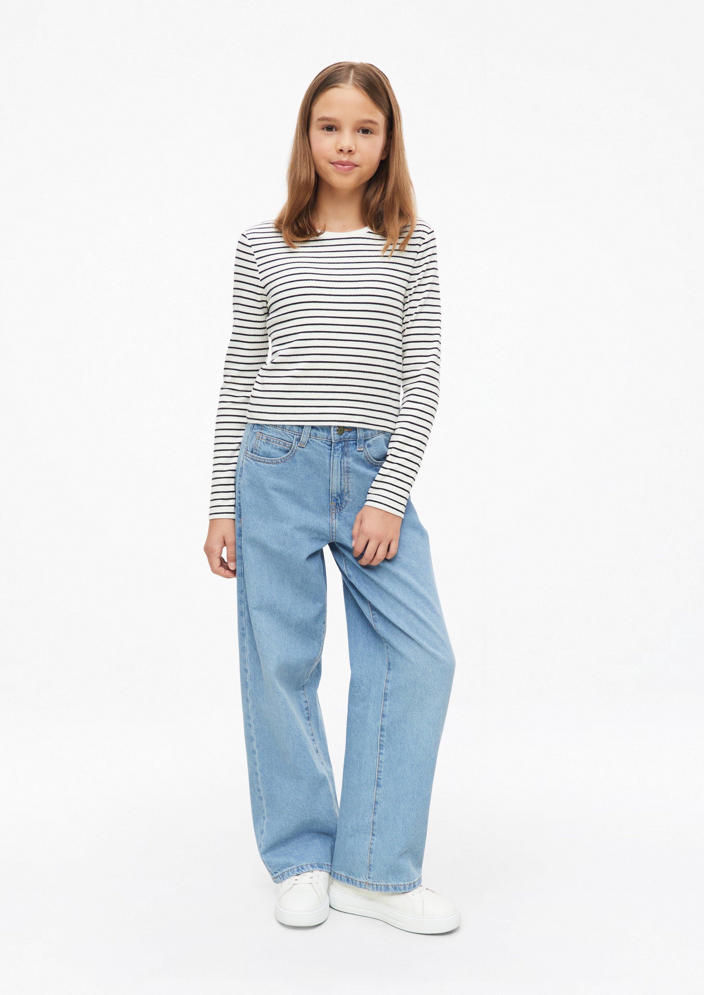 Jeans BIGGY / Loose Fit / Mid Rise / Wide Leg in Farbe blau von s.Oliver