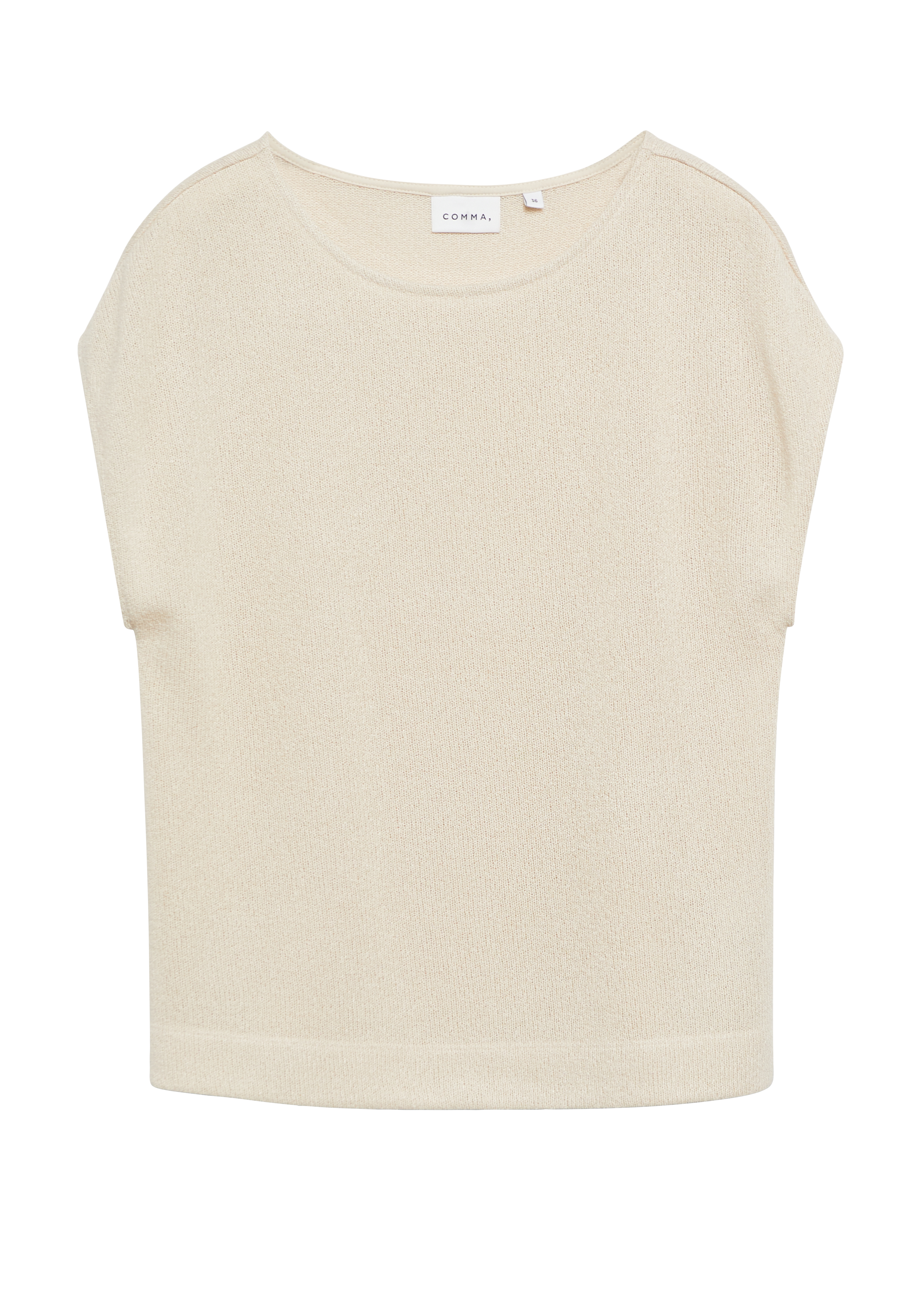 T-Shirt in Feinstrickoptik