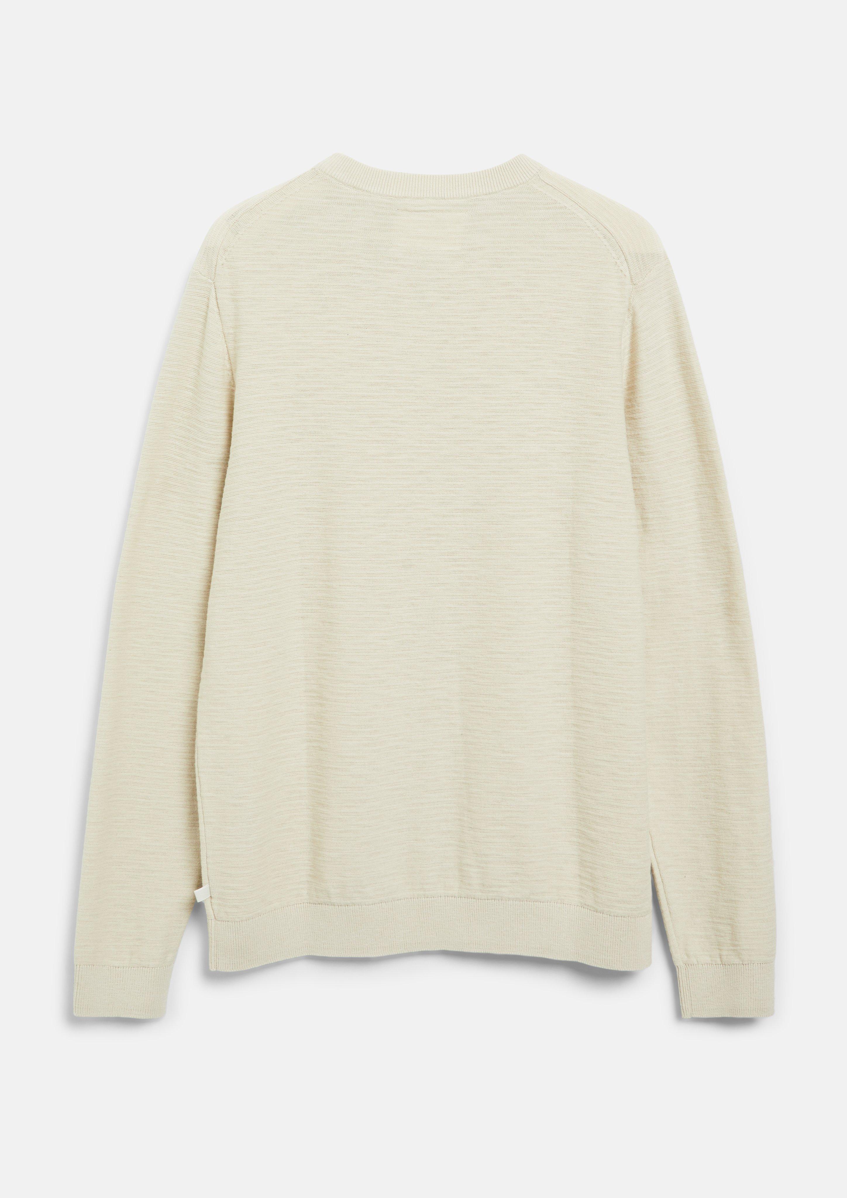 Hommes Pull en coton à effet flammé en beige de s.Oliver