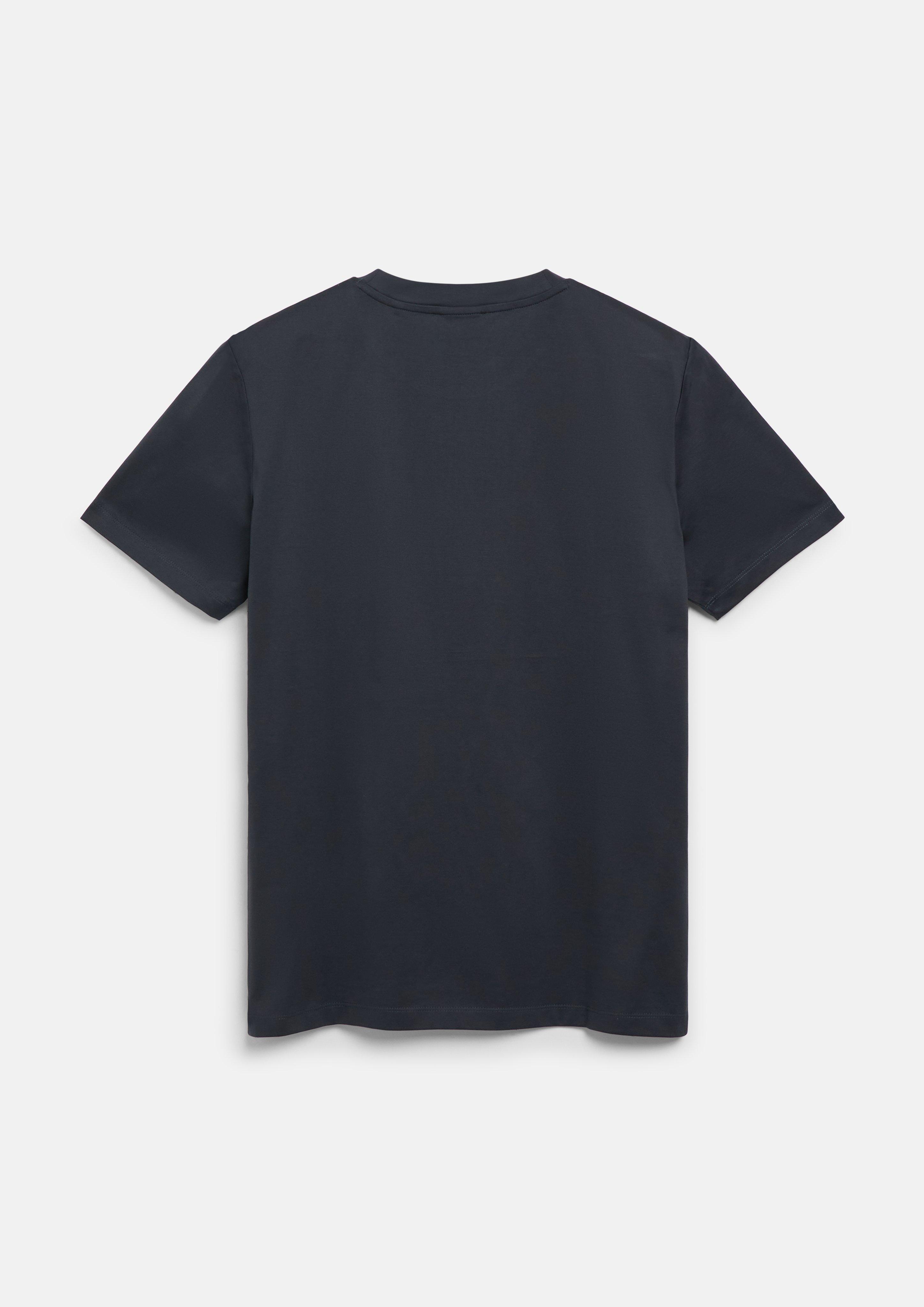 Heren T-shirt in blauw van s.Oliver BLACK LABEL