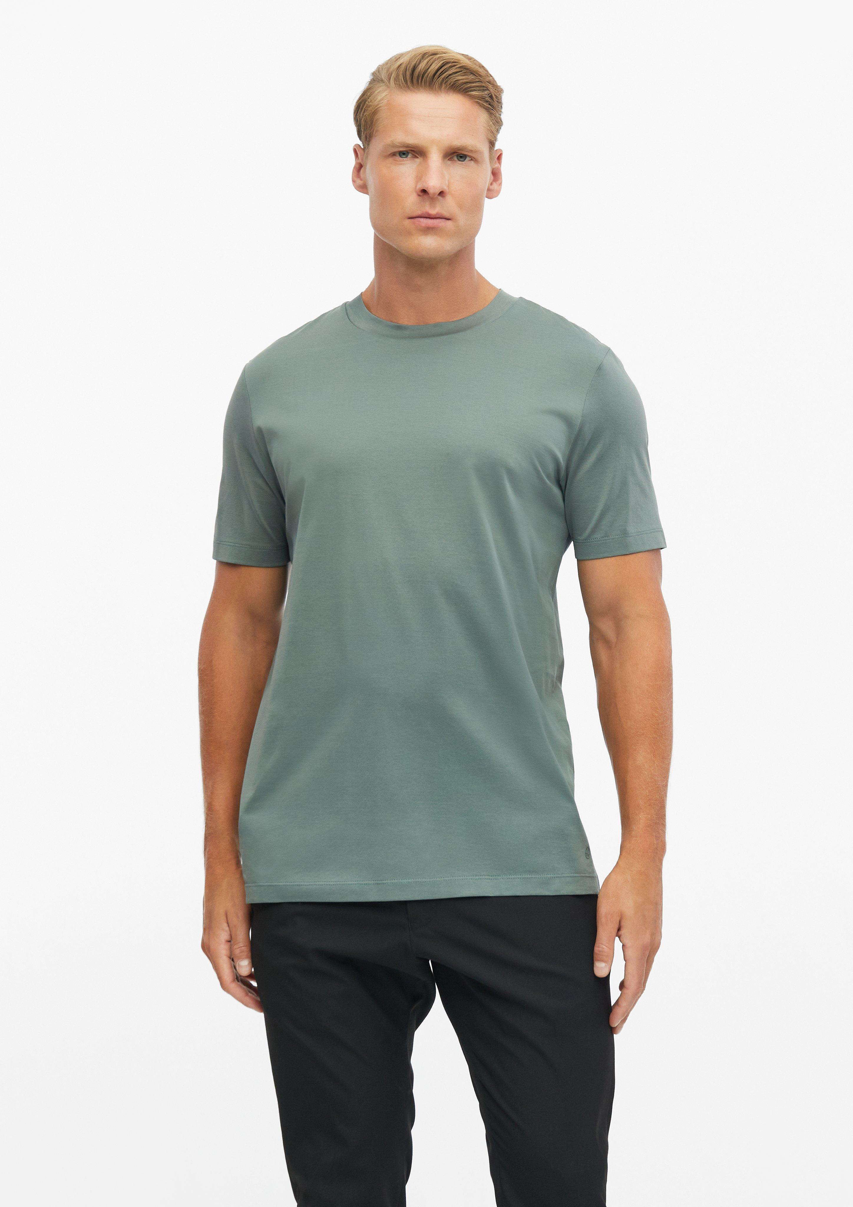 T-shirt van hoogwaardige jersey in petrol van s.Oliver BLACK LABEL