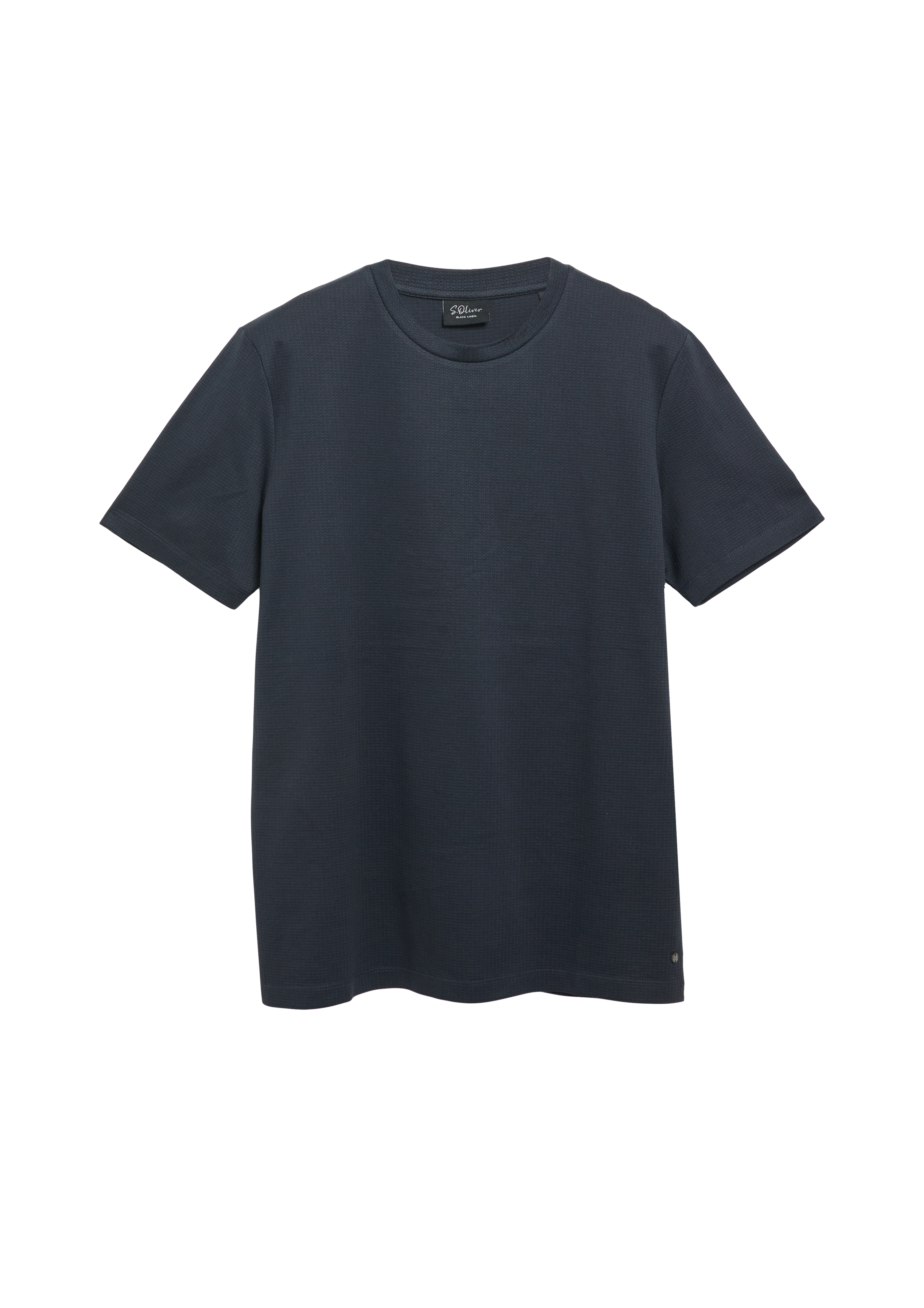 T-Shirt aus merzerisiertem Baumwoll-Jacquard