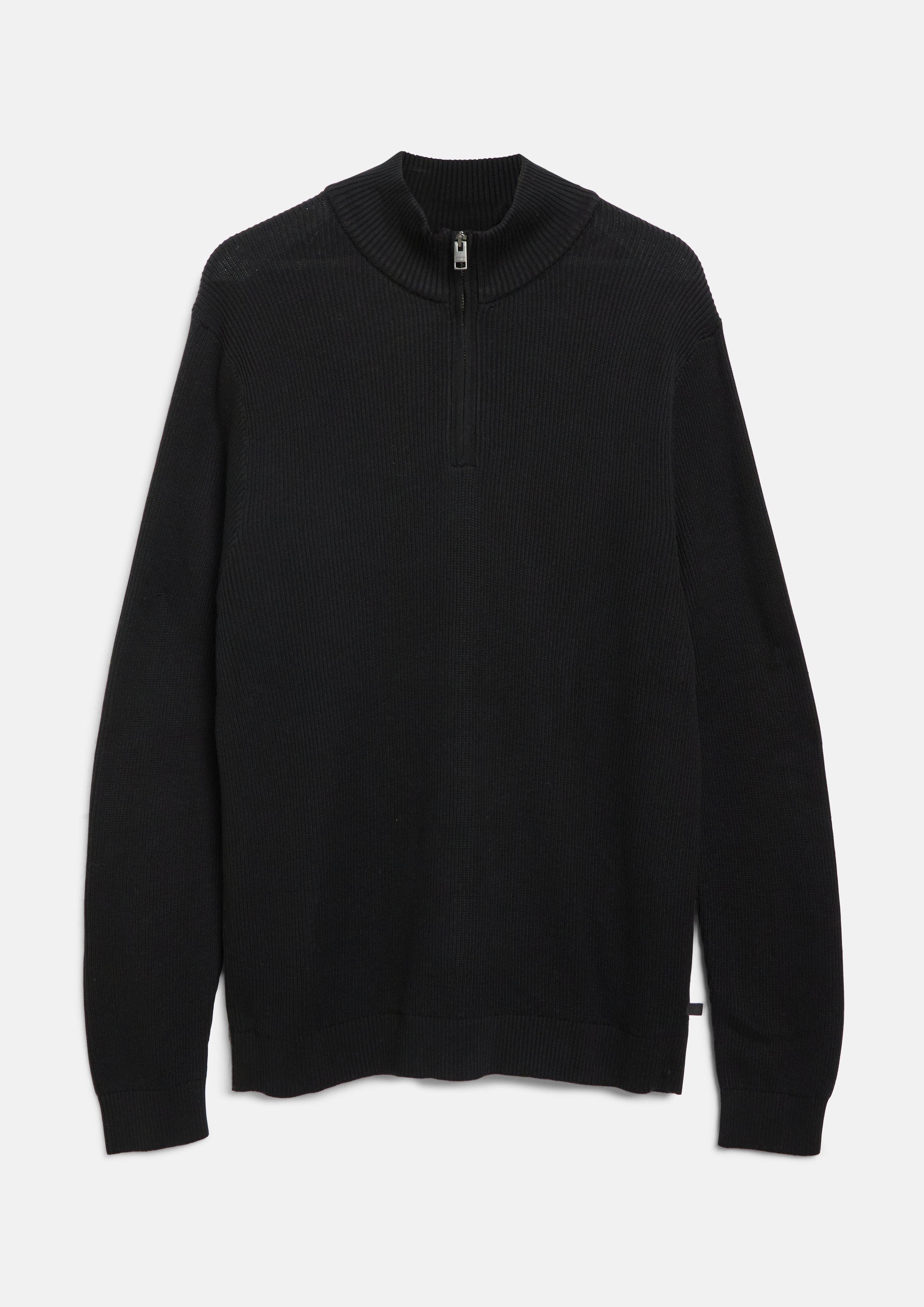 Knitted pullover in black by s.Oliver