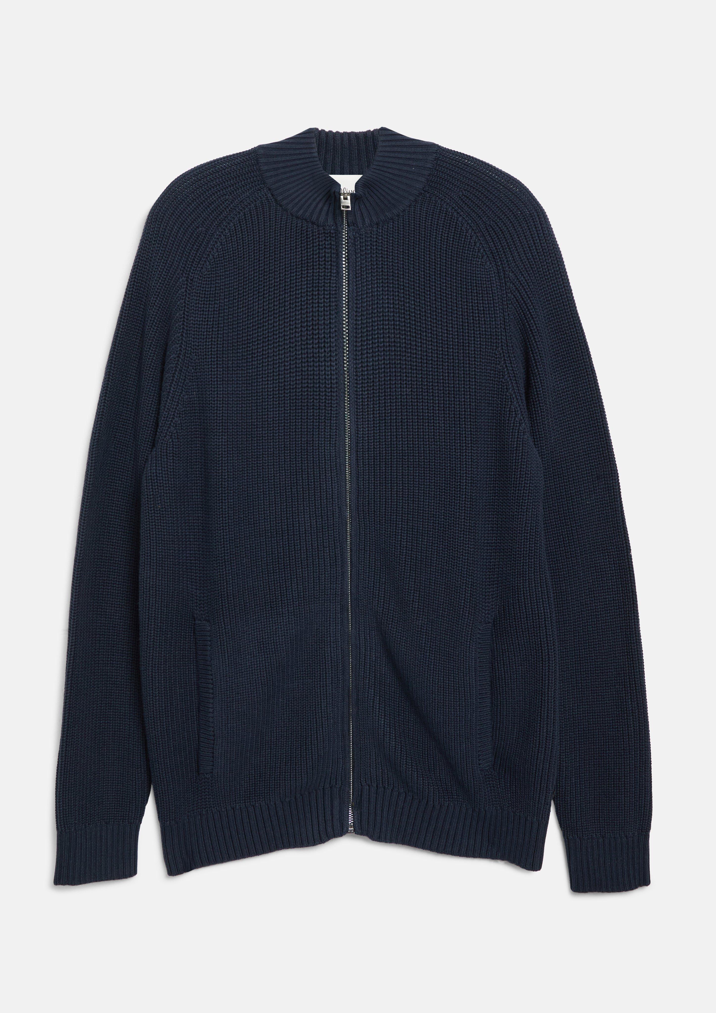 Veste en tricot en bleu marine de s.Oliver