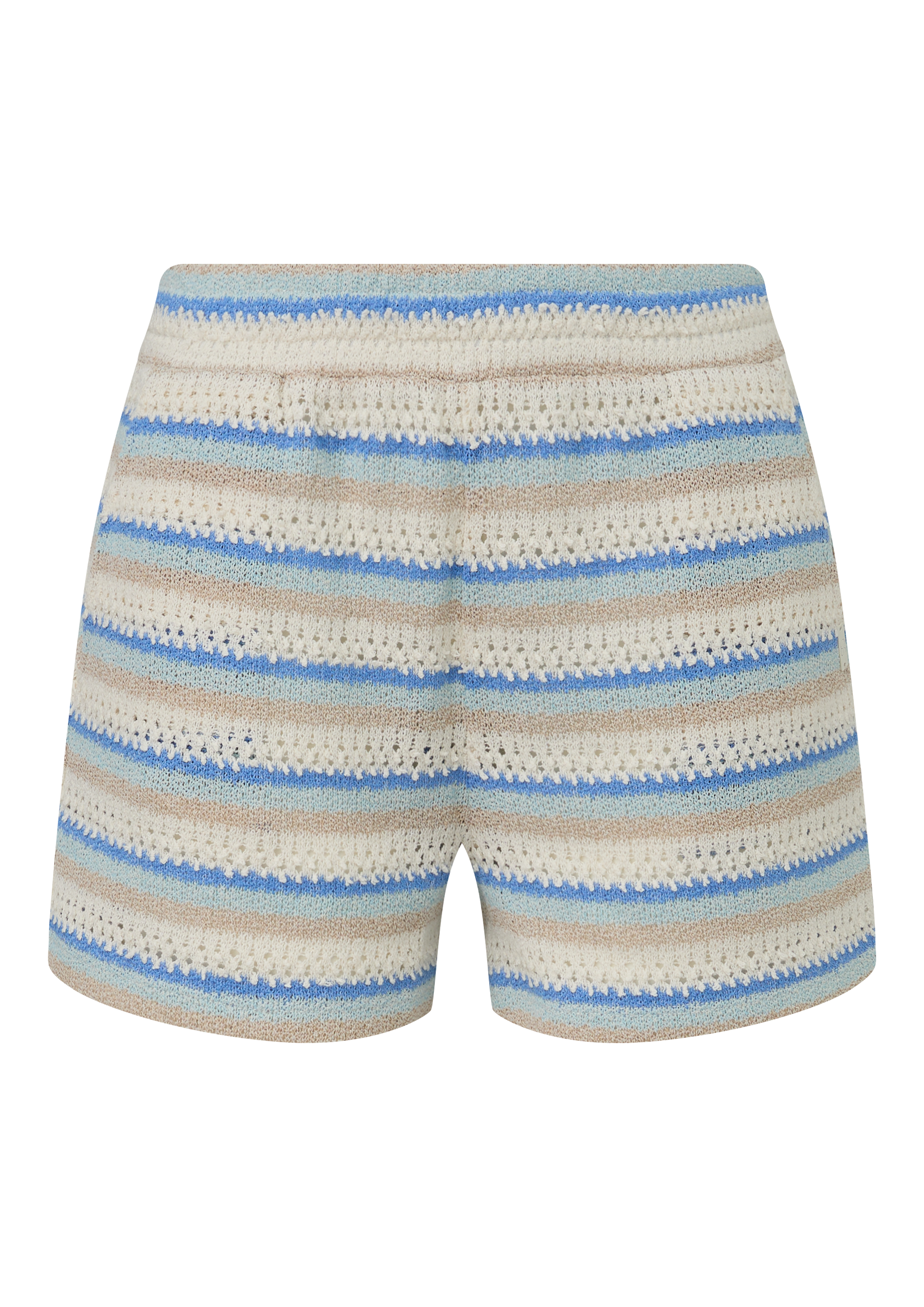 Gebreide shorts met ajourpatroon
