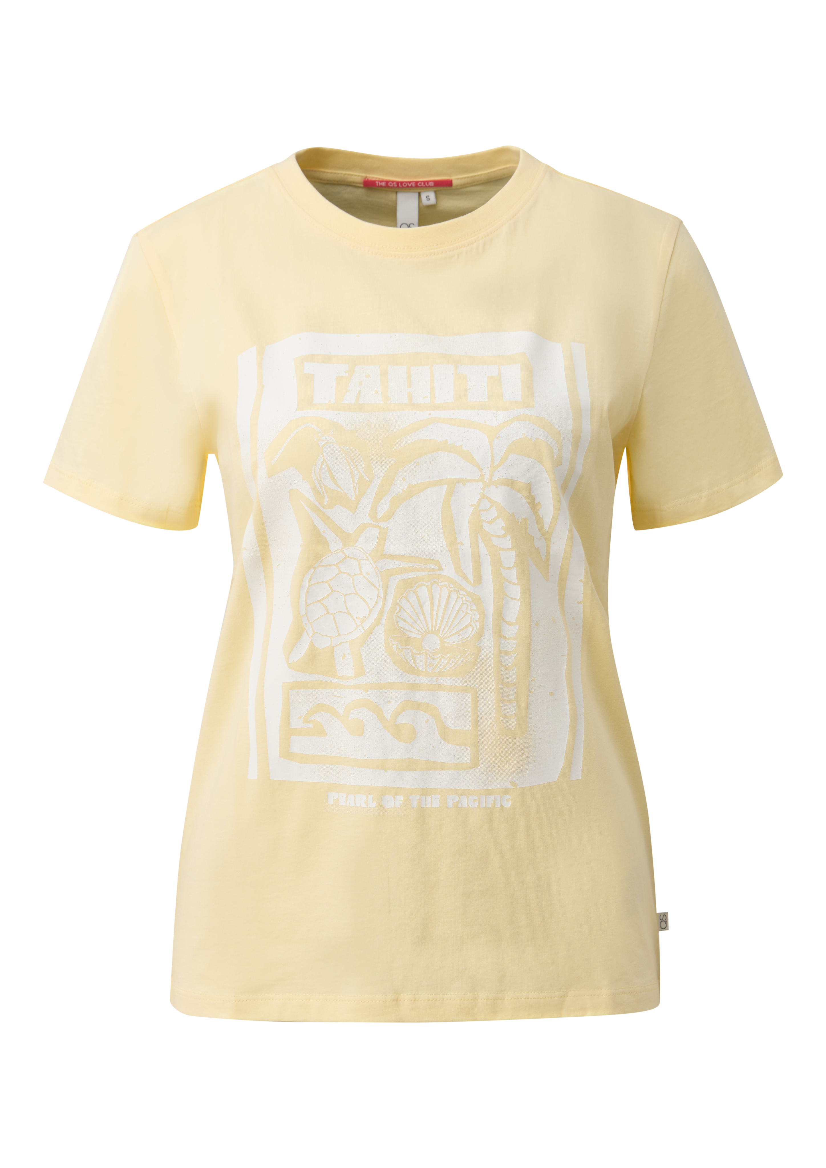 Qs Baumwollshirt Mit Frontprint