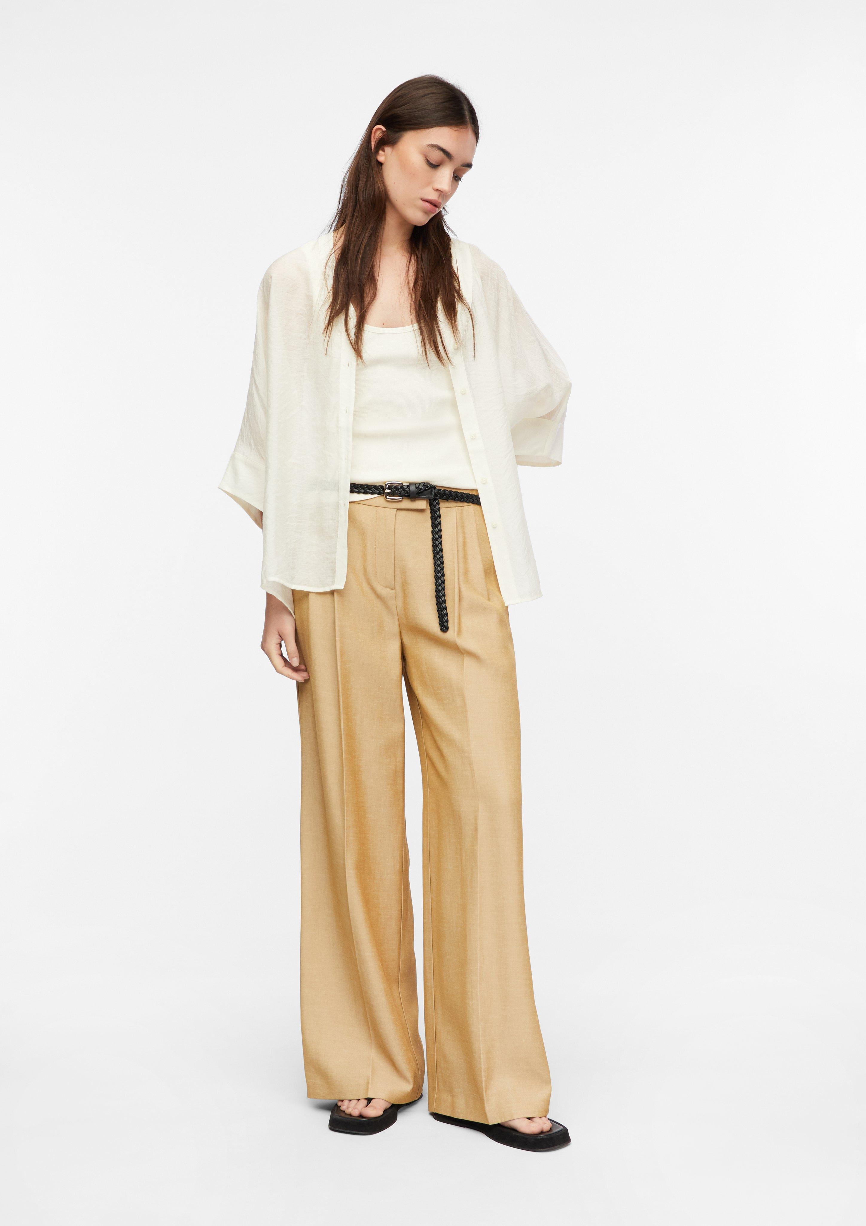 Oversized Chiffonbluse in  von COMMA