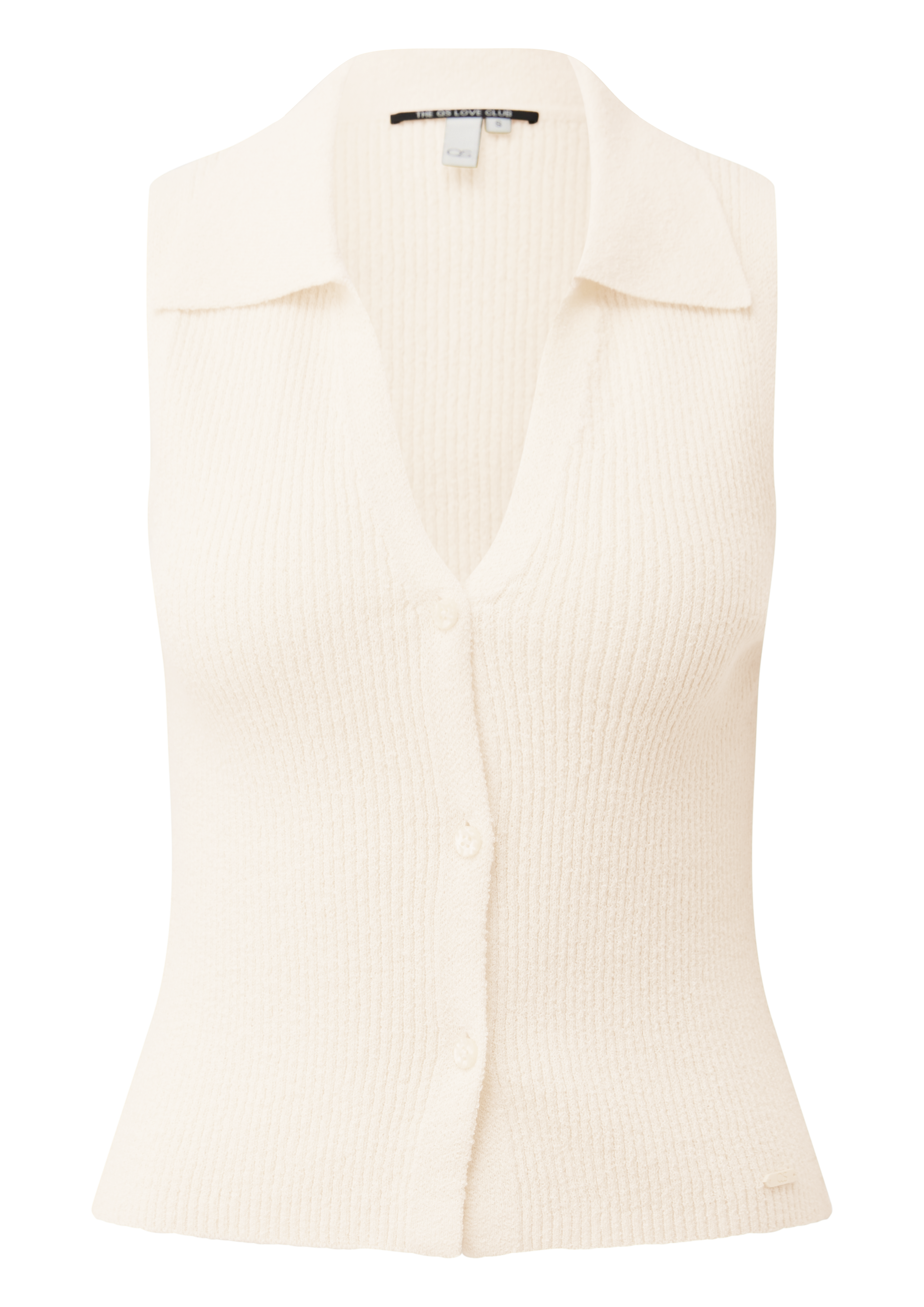 Gebreide top met polokraag
