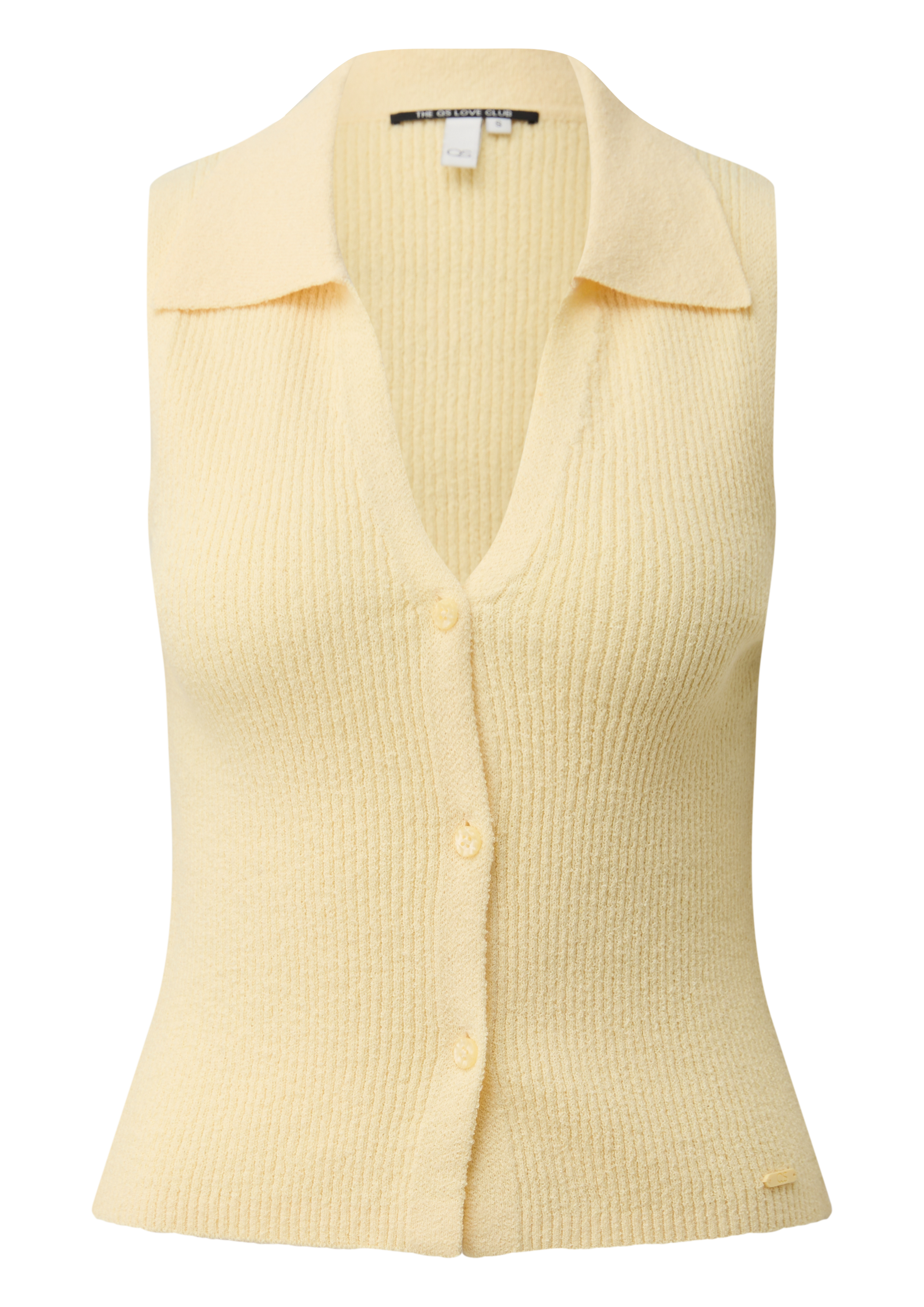 Gebreide top met polokraag
