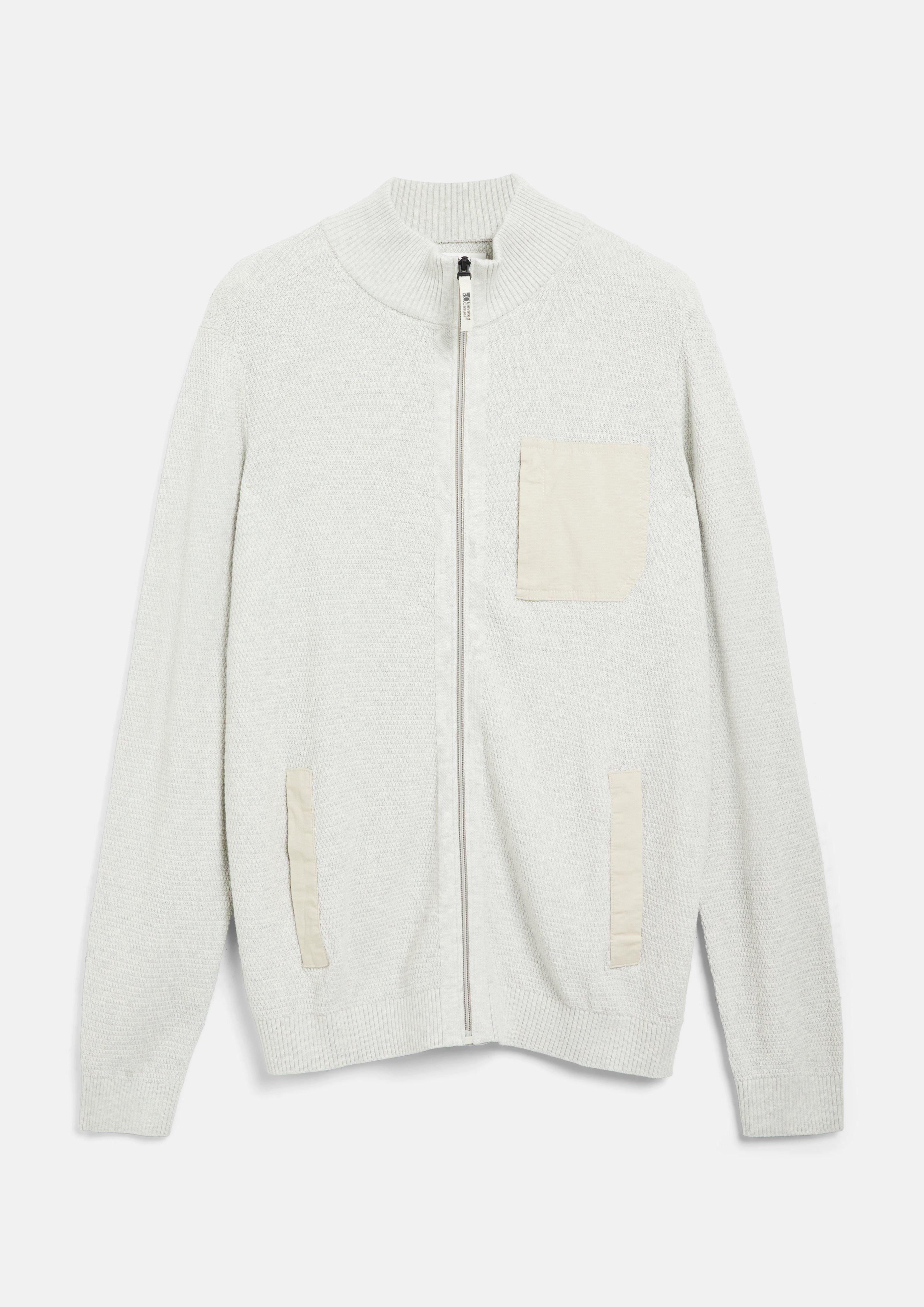 Heren Gebreid Vest in crème van s.Oliver