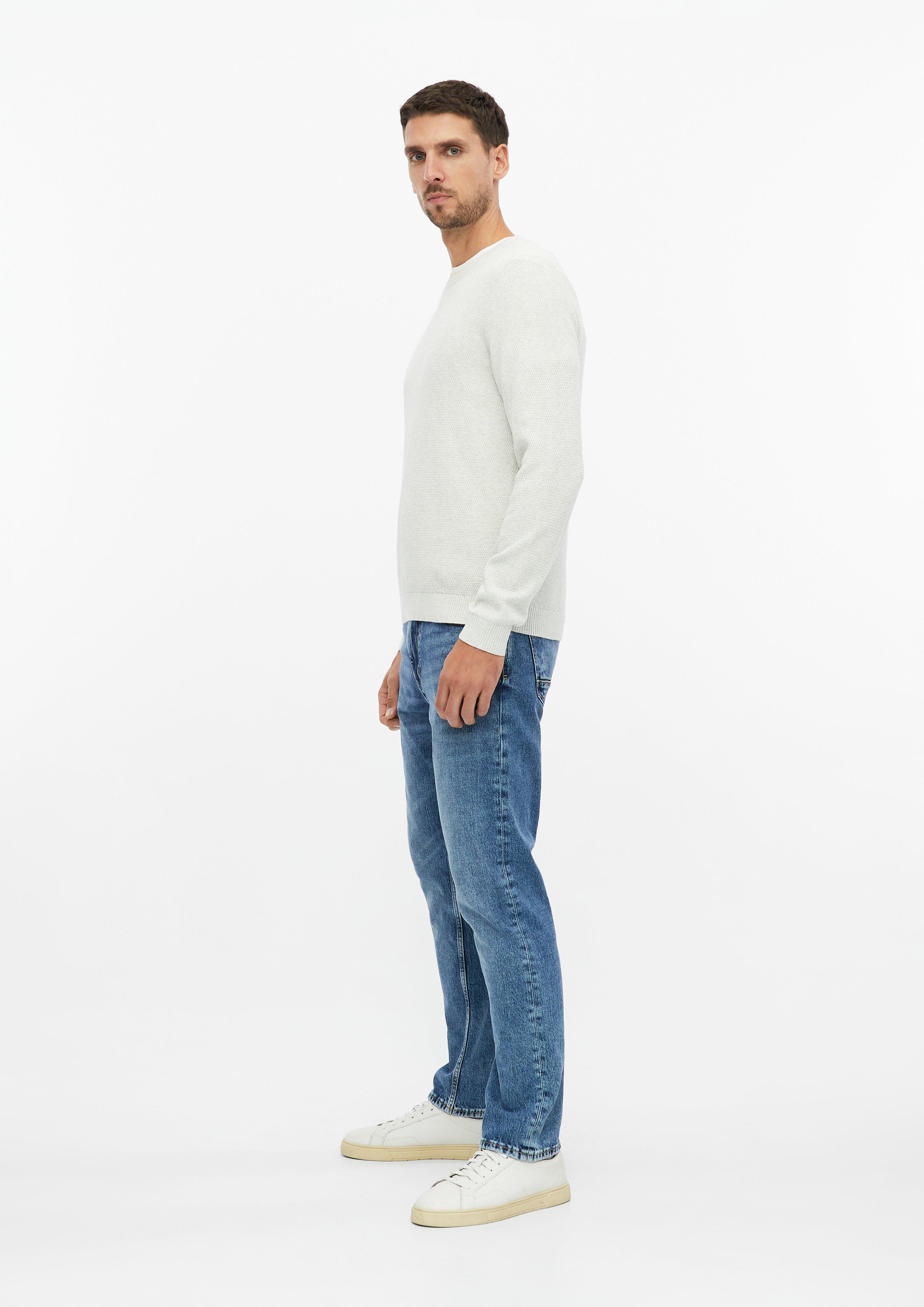 Hommes Pull en tricot en crème de s.Oliver