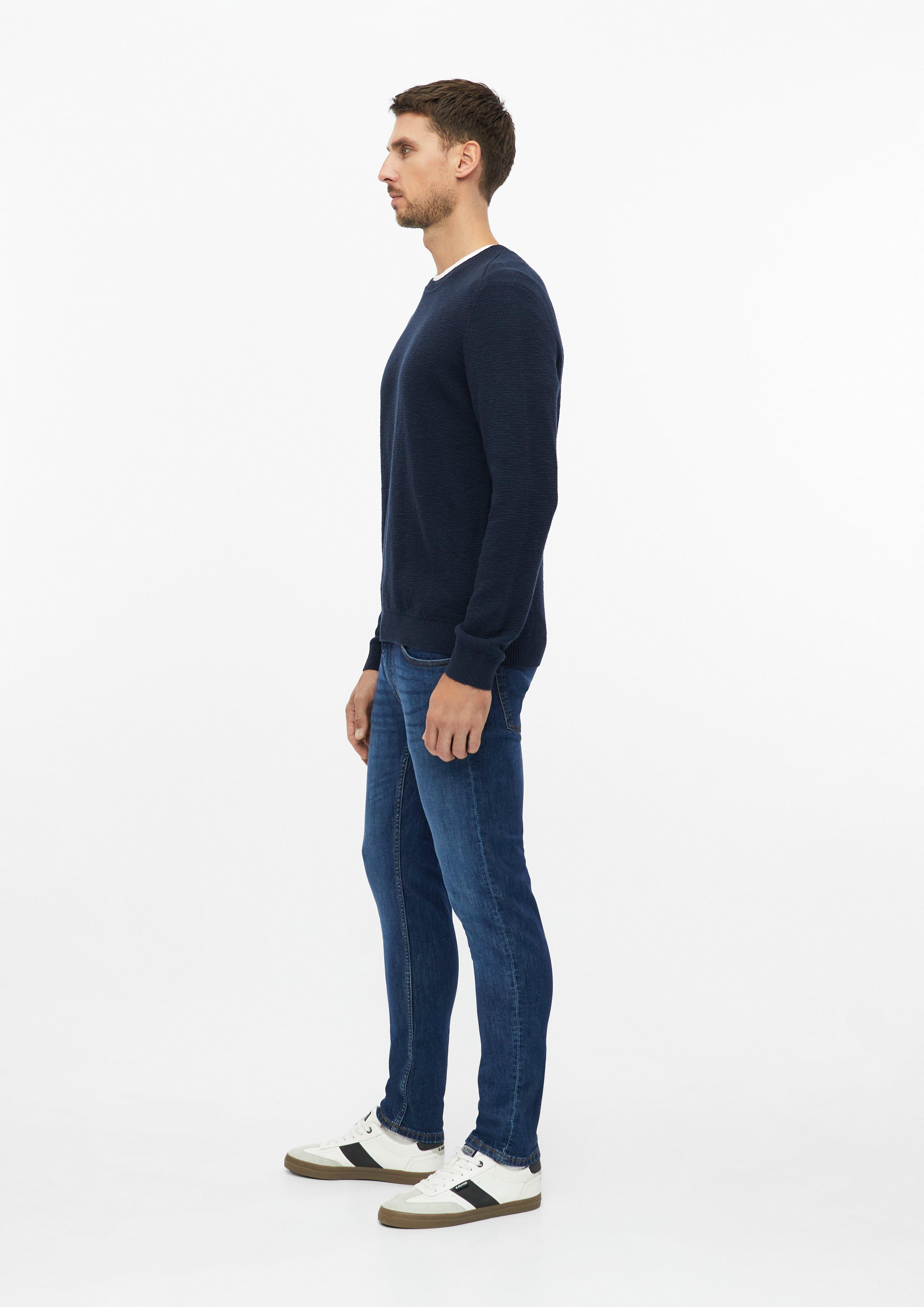 Men Knitted pullover in blue by s.Oliver