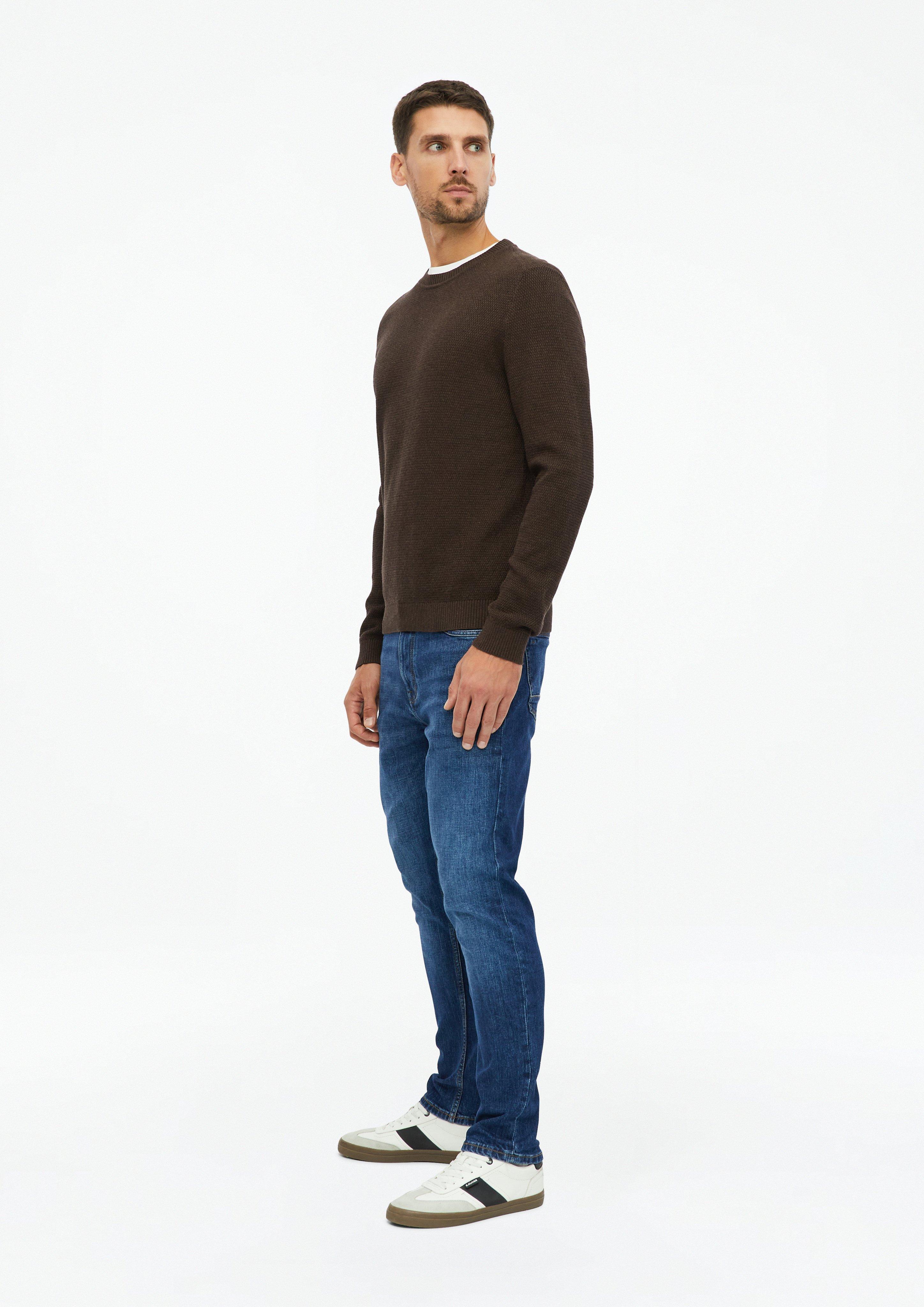Hommes Pull en tricot en brun de s.Oliver