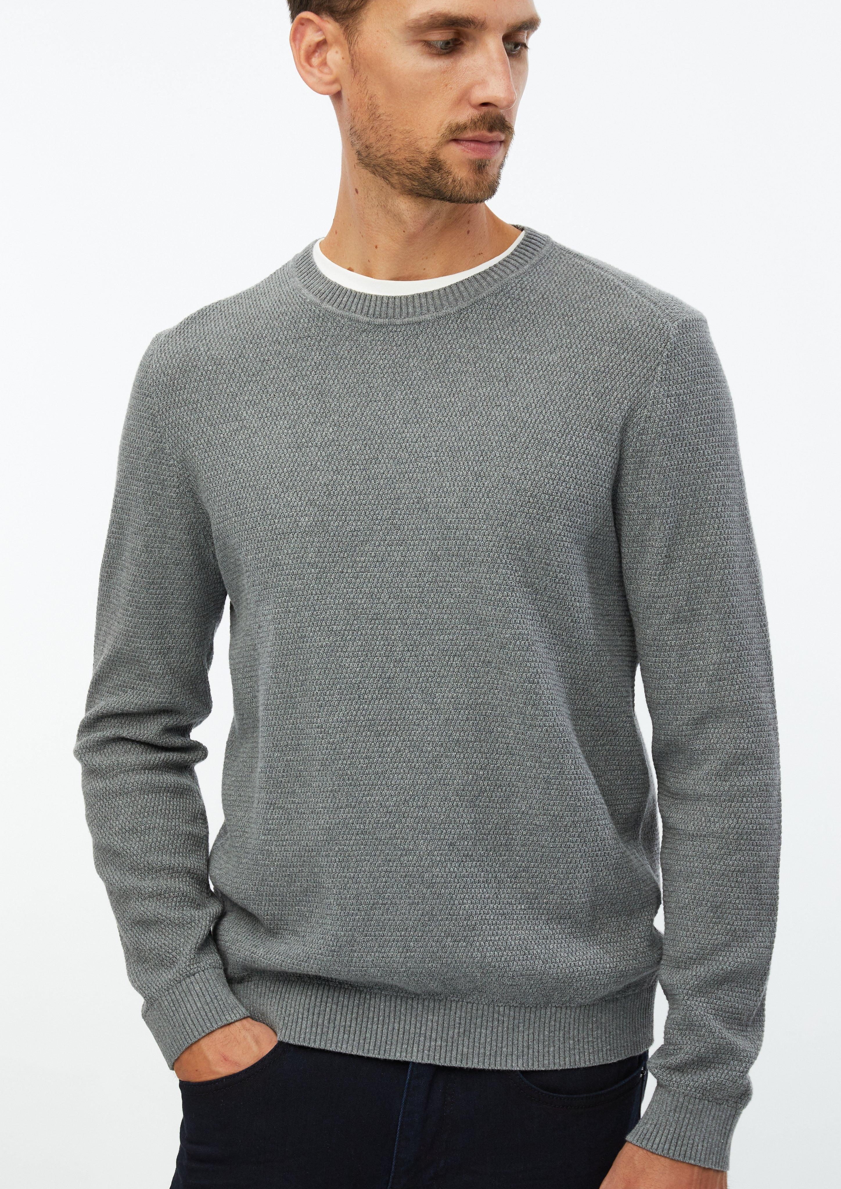 Hommes Pull en tricot en gris de s.Oliver