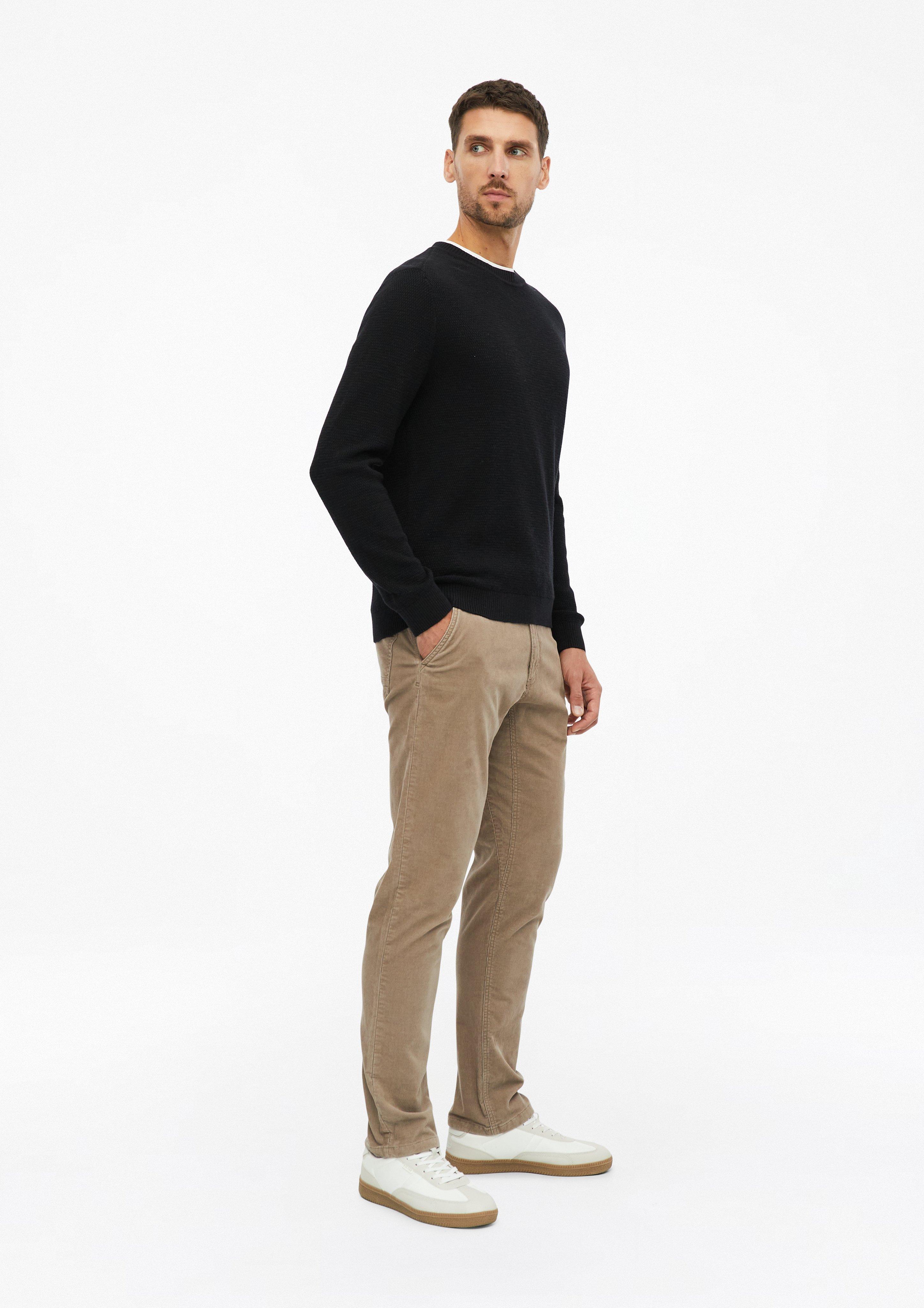 Hommes Pull en tricot en noir de s.Oliver